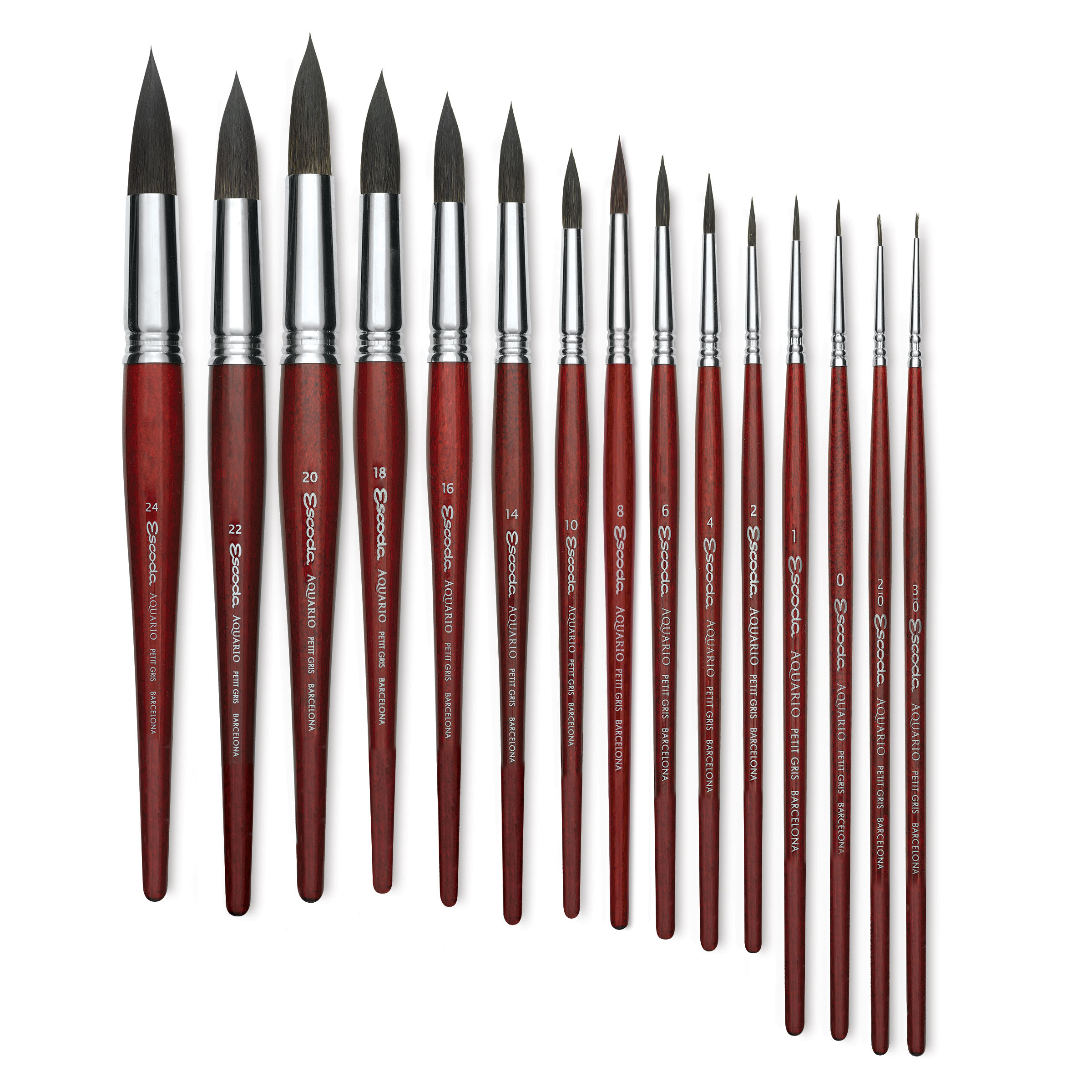 Escoda Aquario Squirrel Hair Round Brushes
