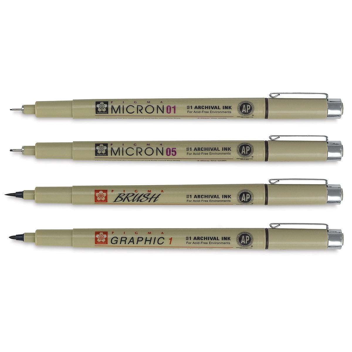 Sakura Pigma Micron, Brush and Graphic Marker Sets | BLICK Art