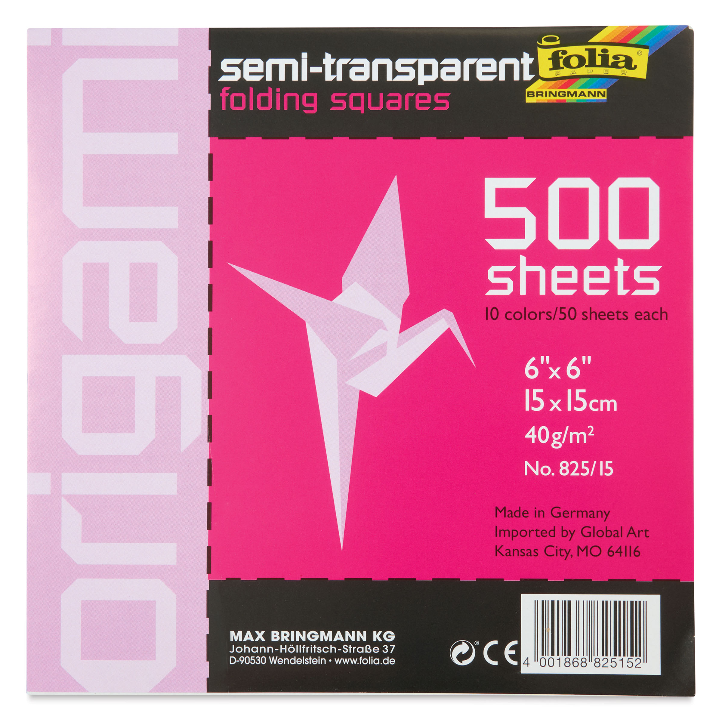 Folia Semi Transparent Origami Sheets