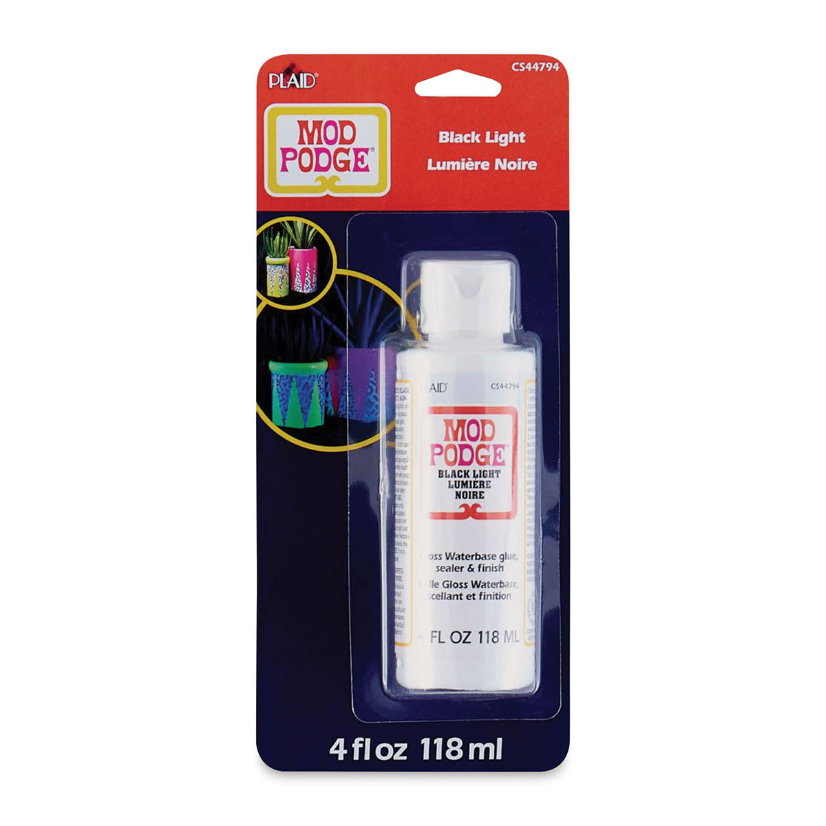 Mod Podge Black Light Decoupage Glue