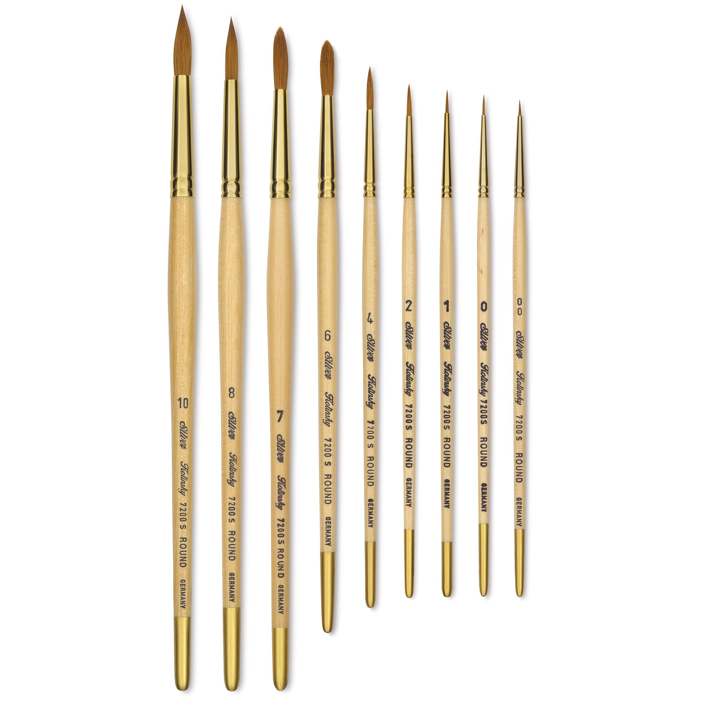 Silver Brush Silver Kolinsky Red Sable Brushes