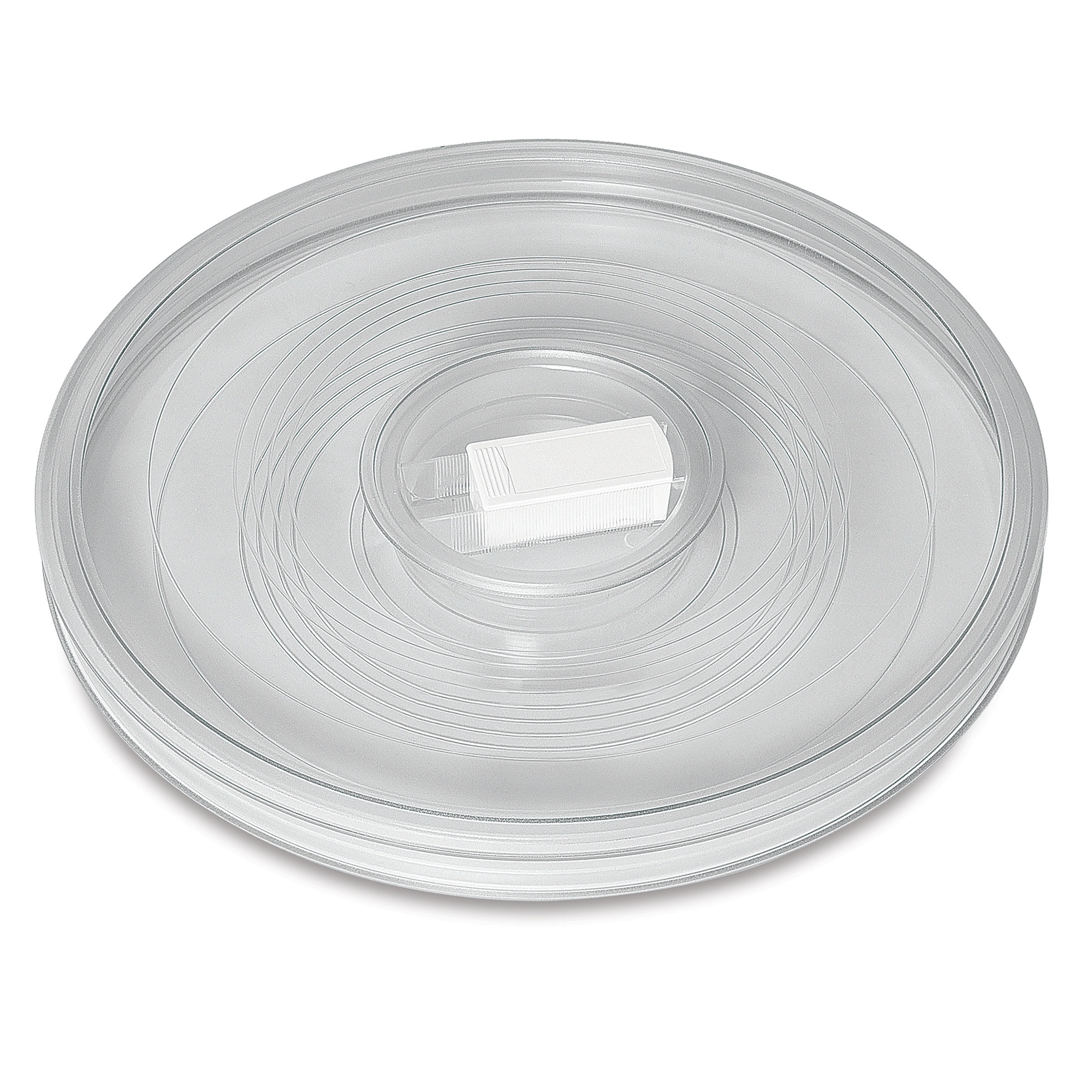 Tavolozza In Porcellana Jack Richeson 5 Pozzetti Rotondi Con Coperchio In Plastica, Bianca: Ideale Per Inchiostri E Acquerelli