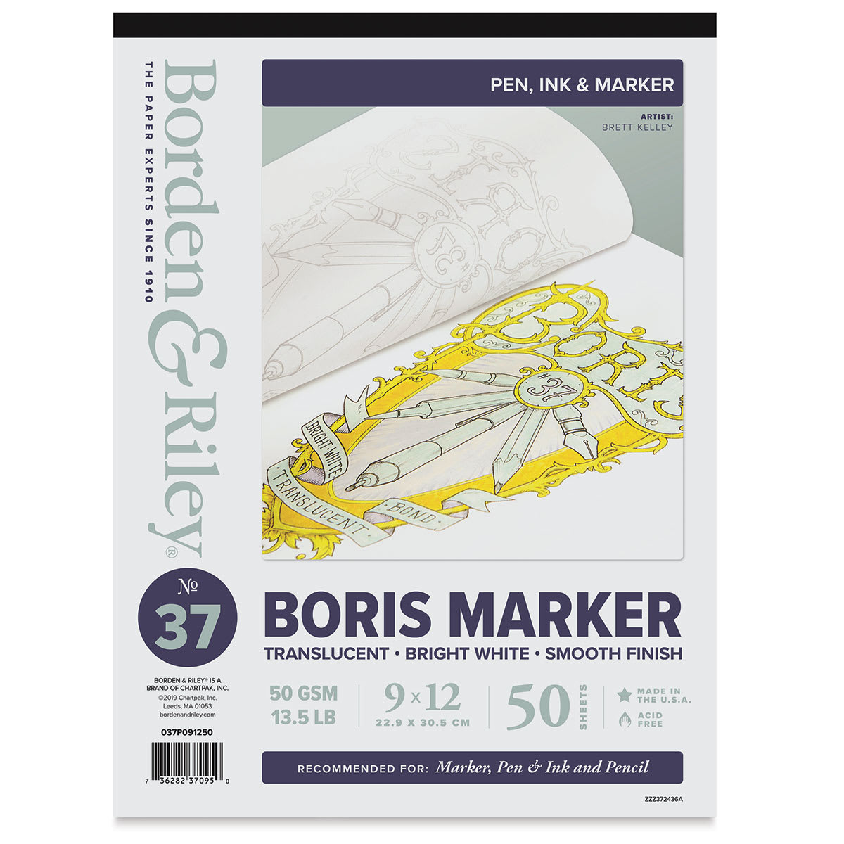 Borden & Riley Boris Marker Paper Pads