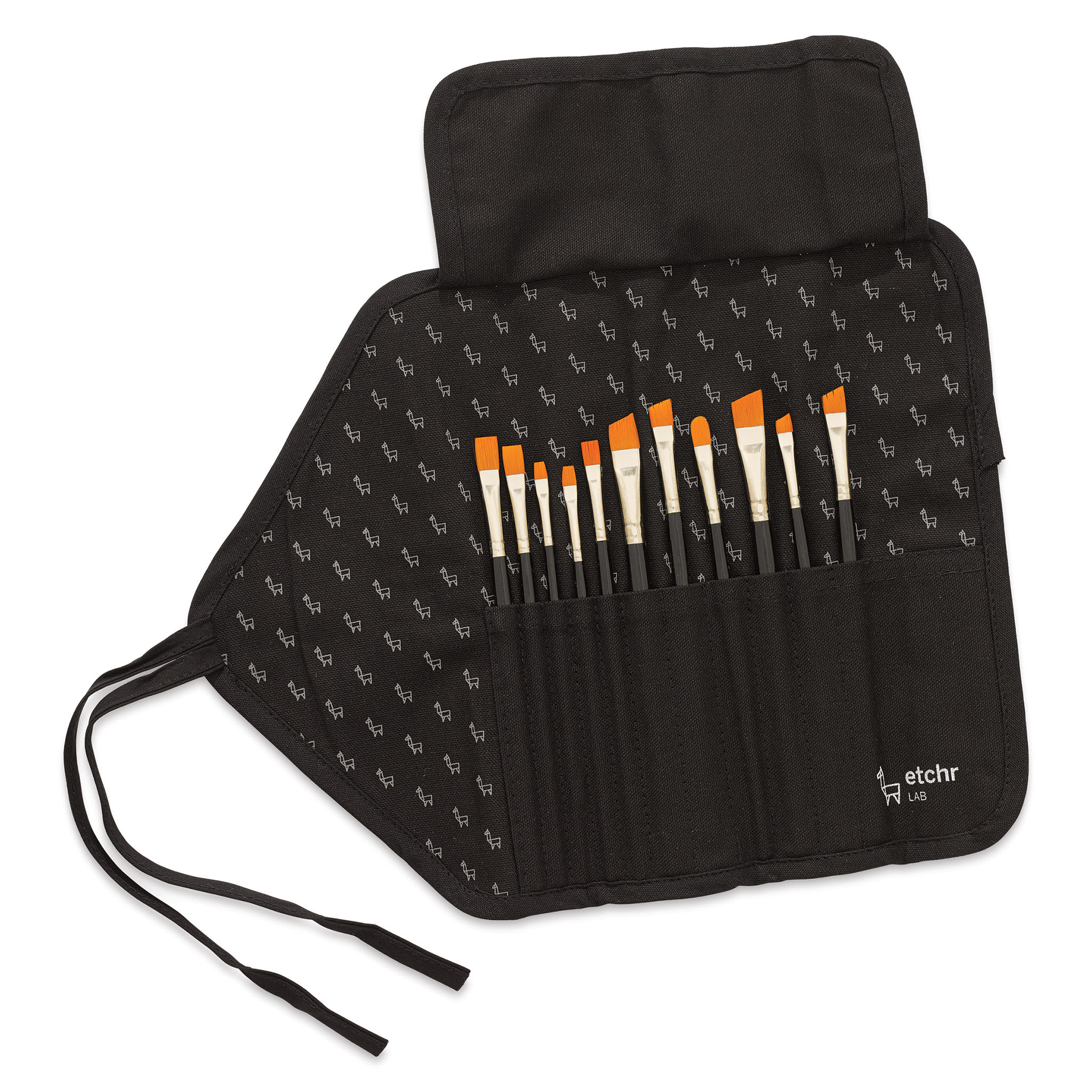 Etchr Roll-Up Brush Pouch