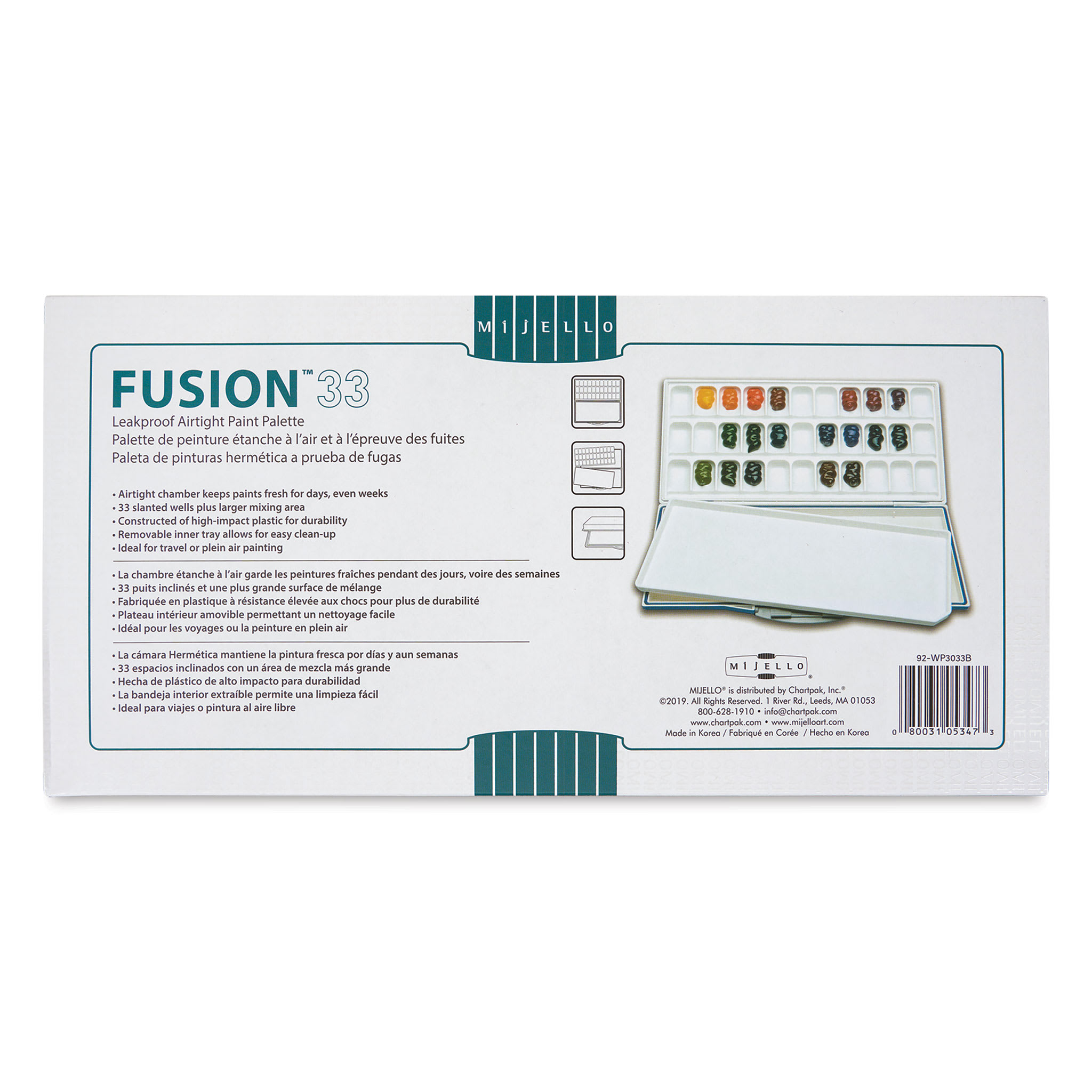 Mijello Fusion Airtight/Leakproof Palettes | BLICK Art Materials