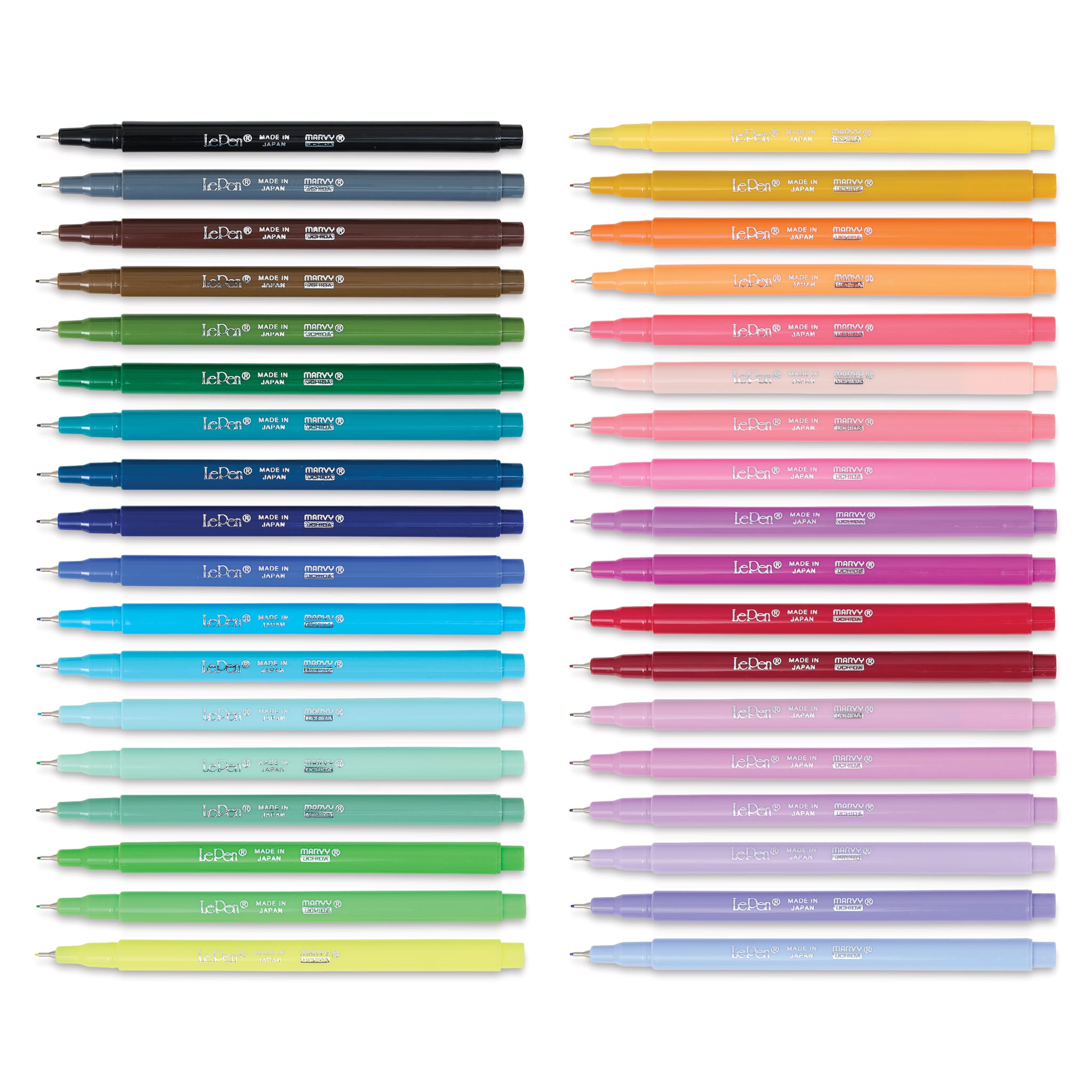 Marvy Uchida LePen Fine Line Markers and Sets