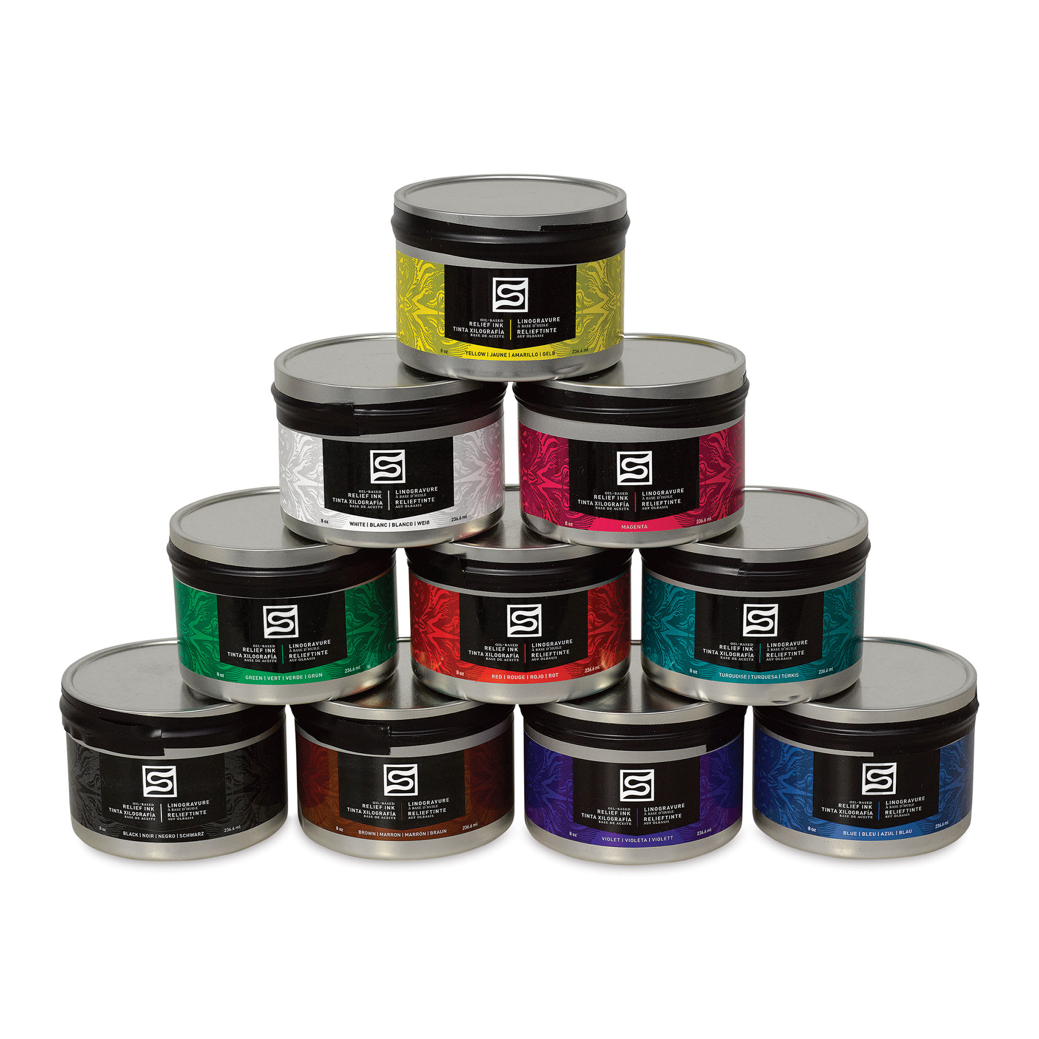 Speedball Oil-Based Relief Inks and Set