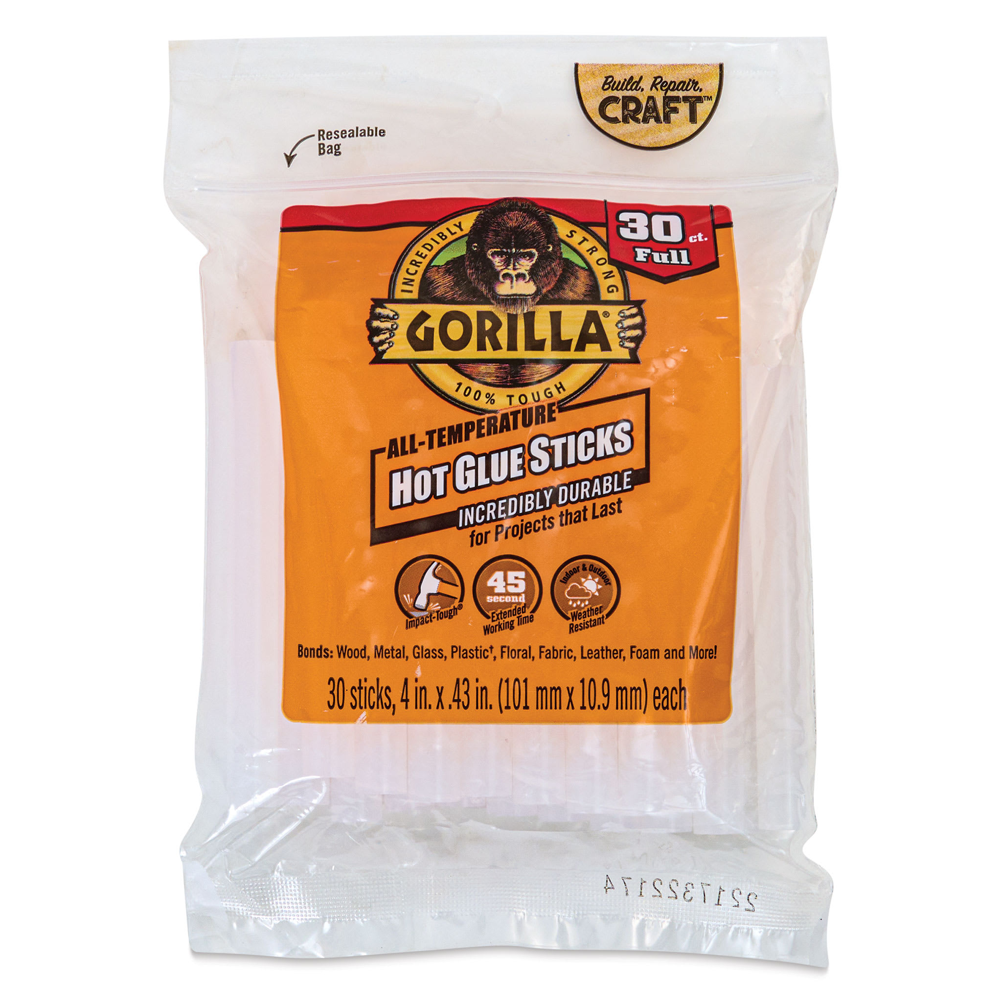 Gorilla All-Temp Hot Glue Sticks
