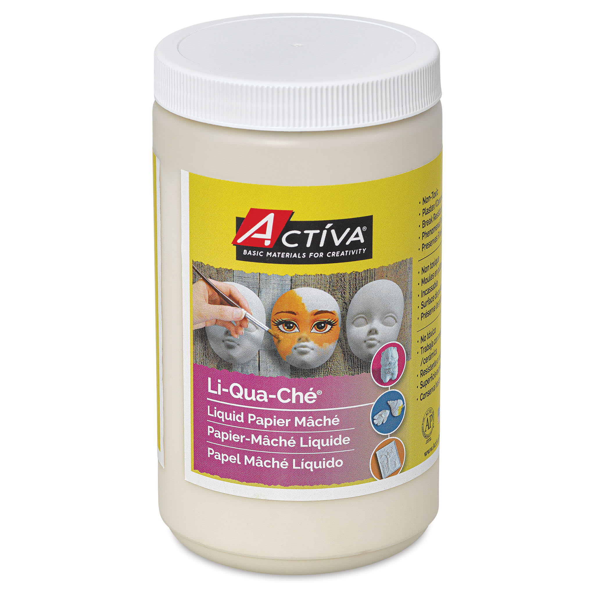Activa Li-Qua-Che Pourable Papier Mâché