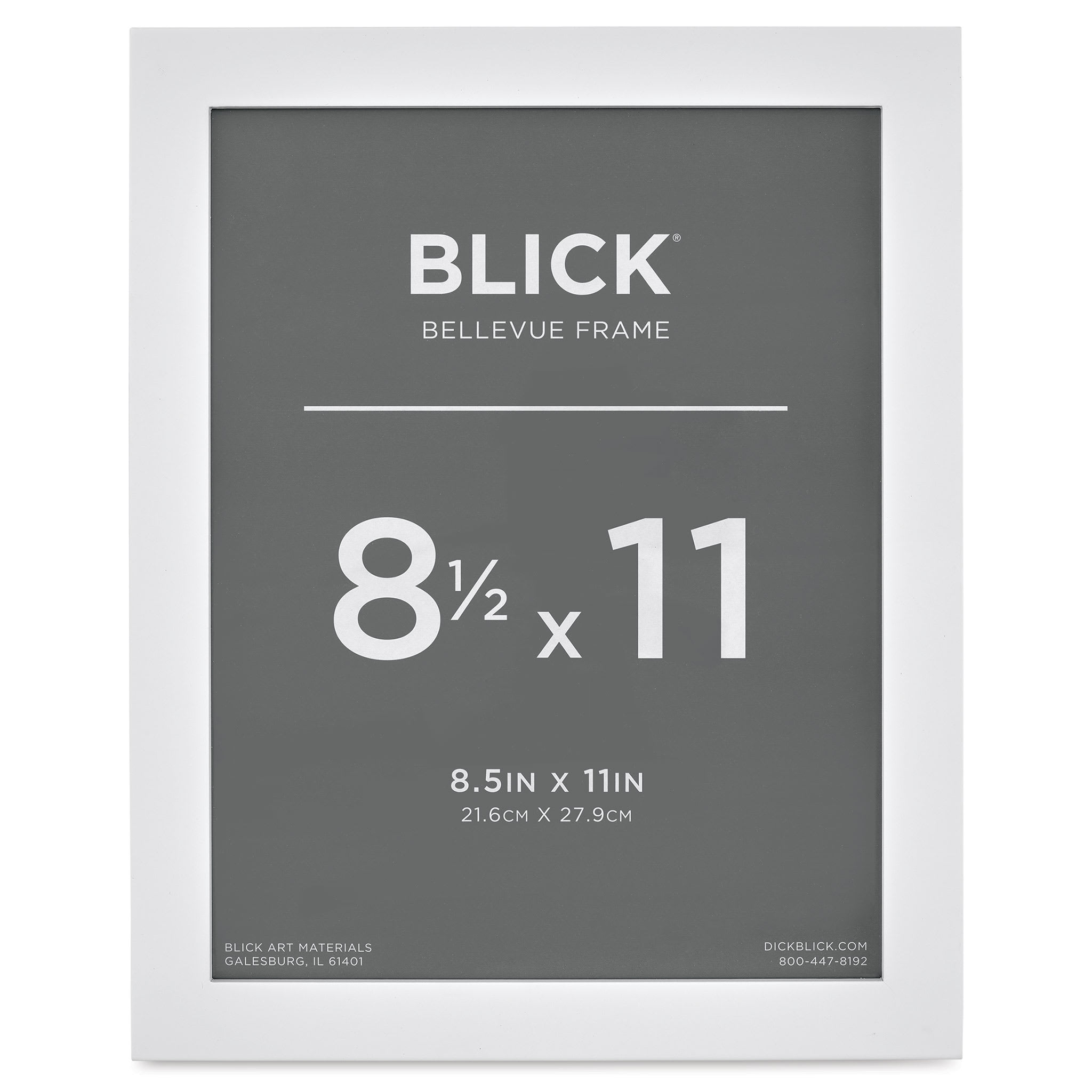 Blick Bellevue Frame - White, 8-1/2" x 11"