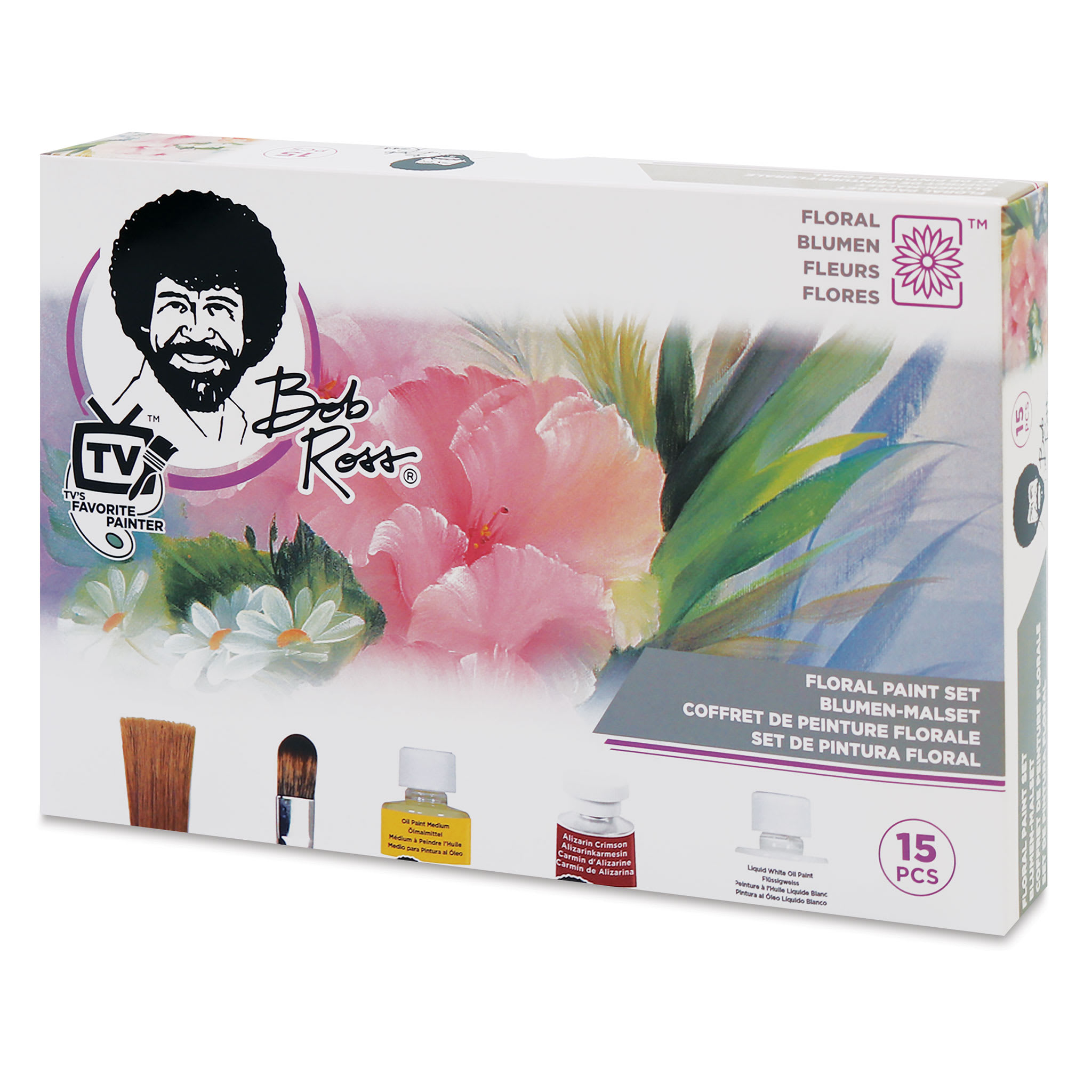 Bob Ross Flower Oil Painting Set Bob Ross Flower Oil Painting Set