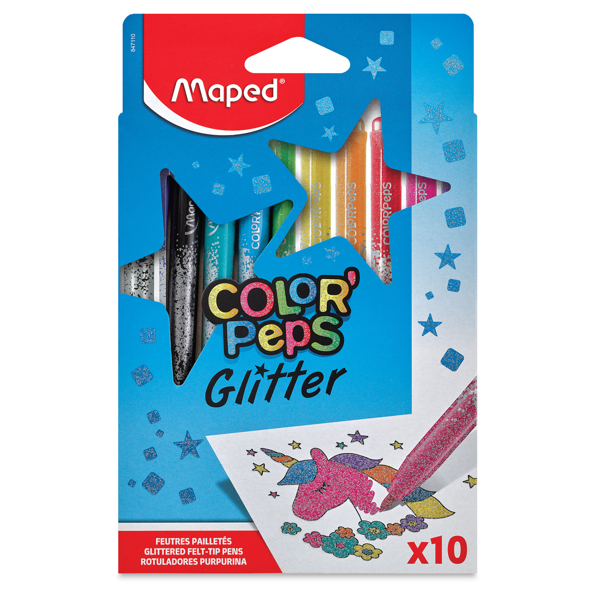 Maped Color'Peps Premium Glitter Markers