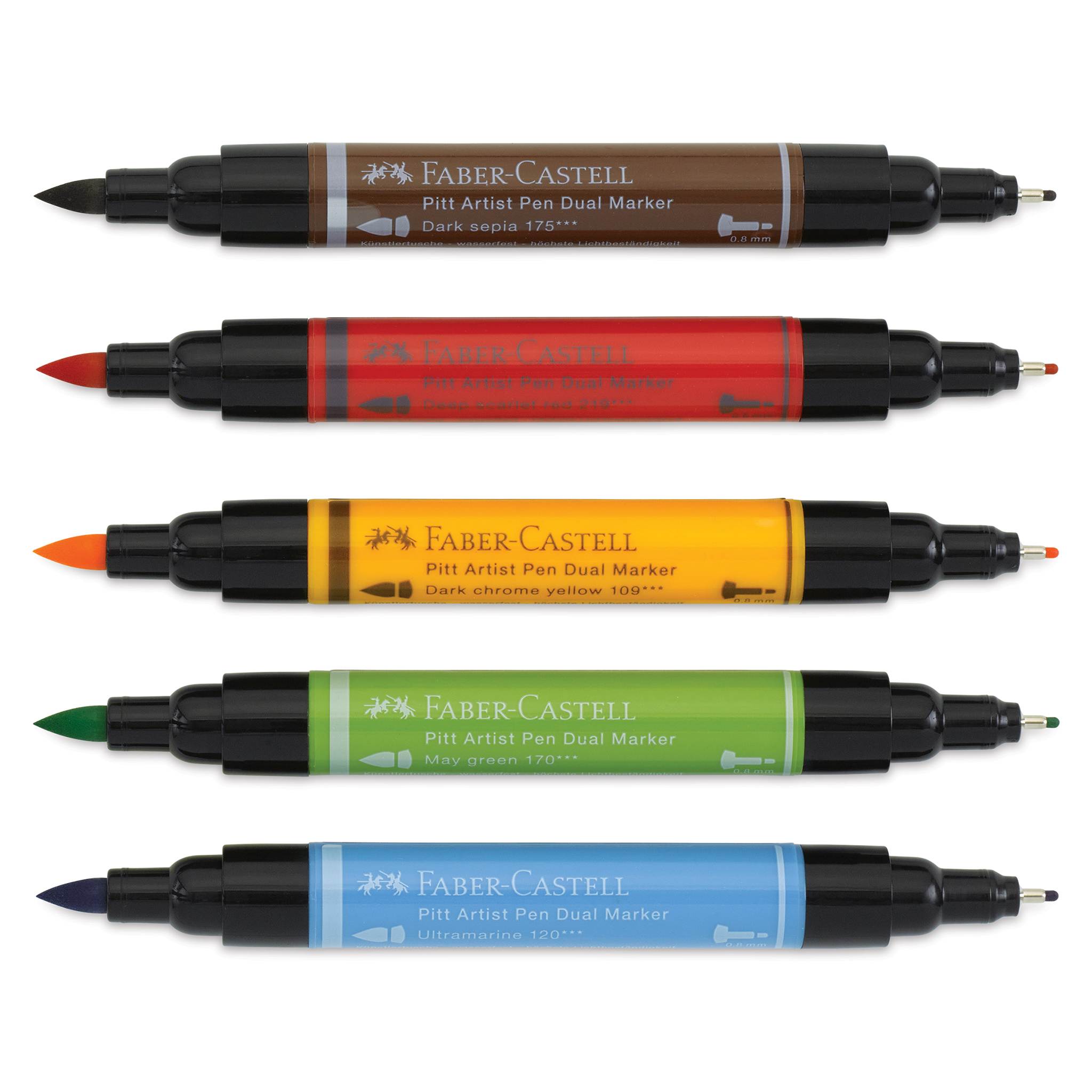 Faber-Castell Pitt Artist Pen Dual Tip Markers and Sets