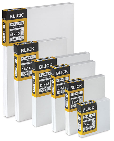 Blick Academic Canvas 2-Packs