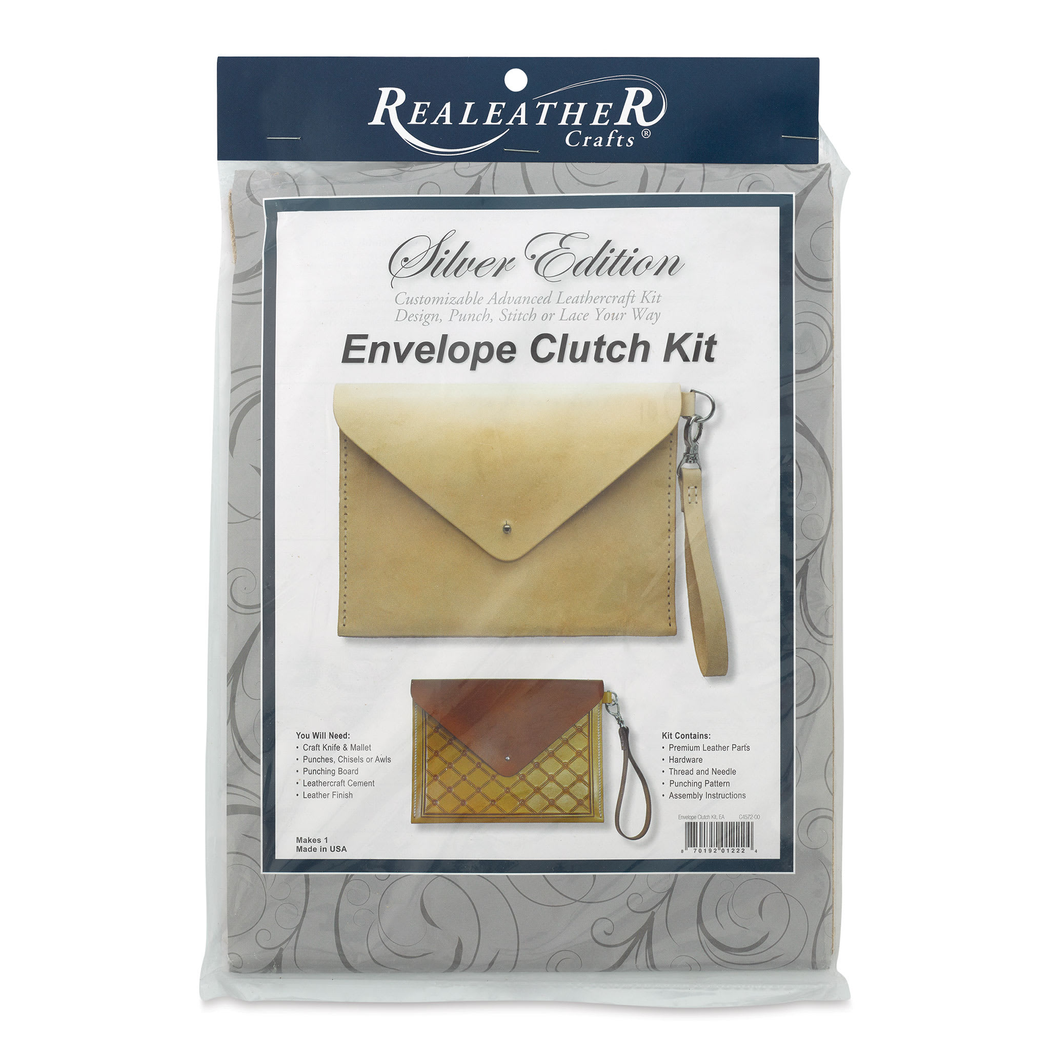 Realeather Leather Envelope Clutch Kit