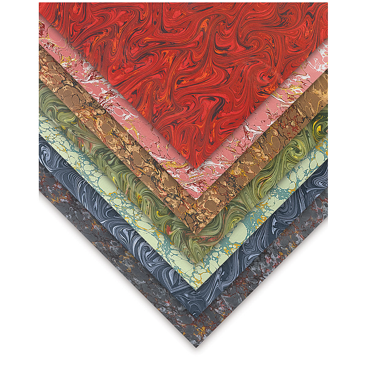 Books by Hand Marbled Papers