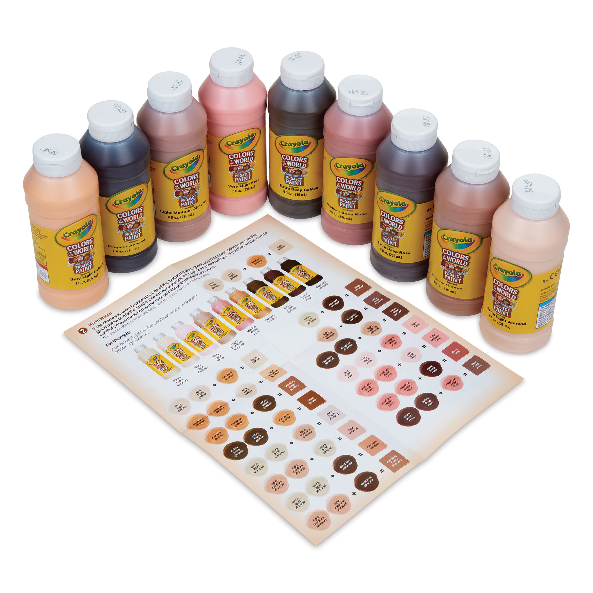 Crayola Colors of the World Washable Project Paint Set