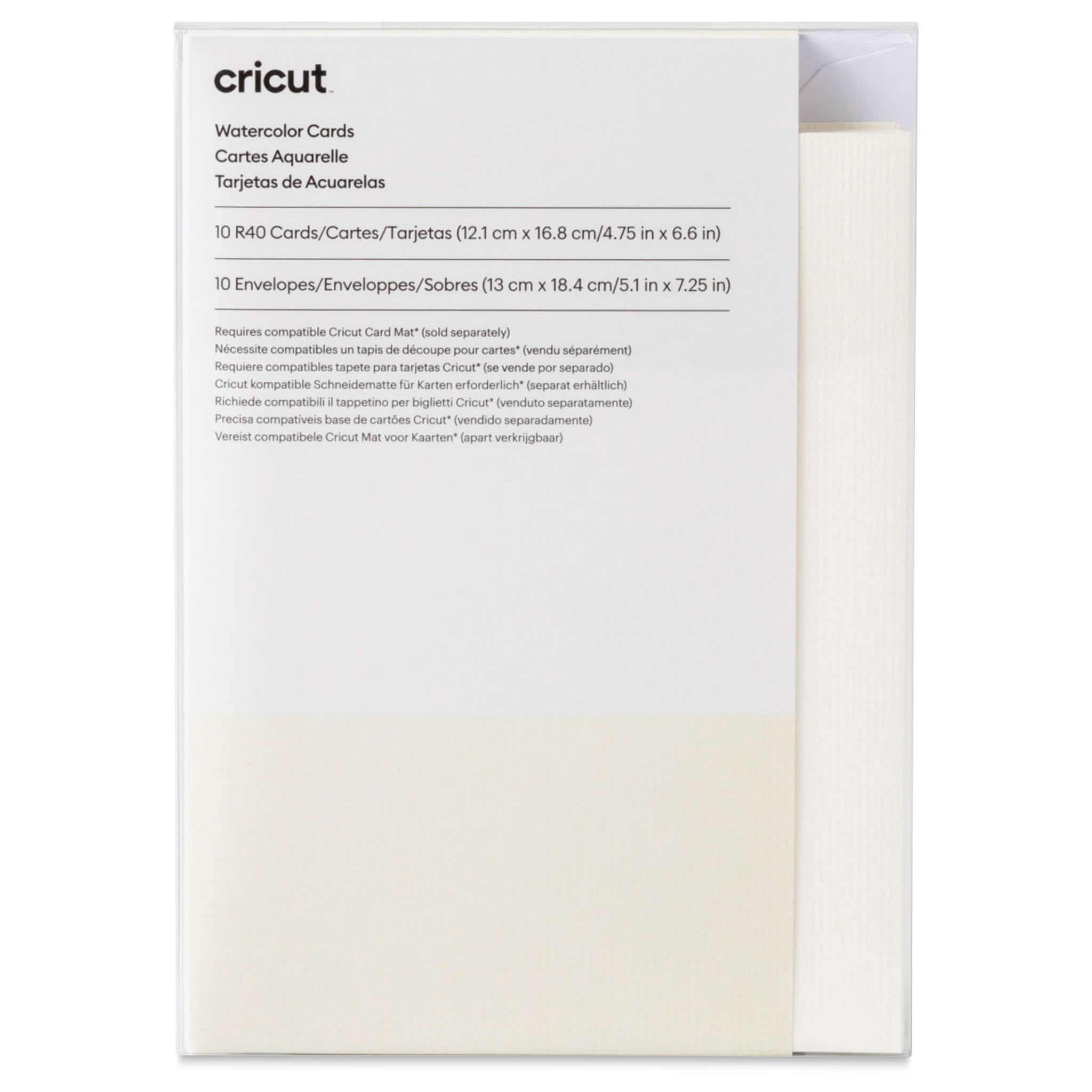 Cricut Watercolor Cards and Envelopes