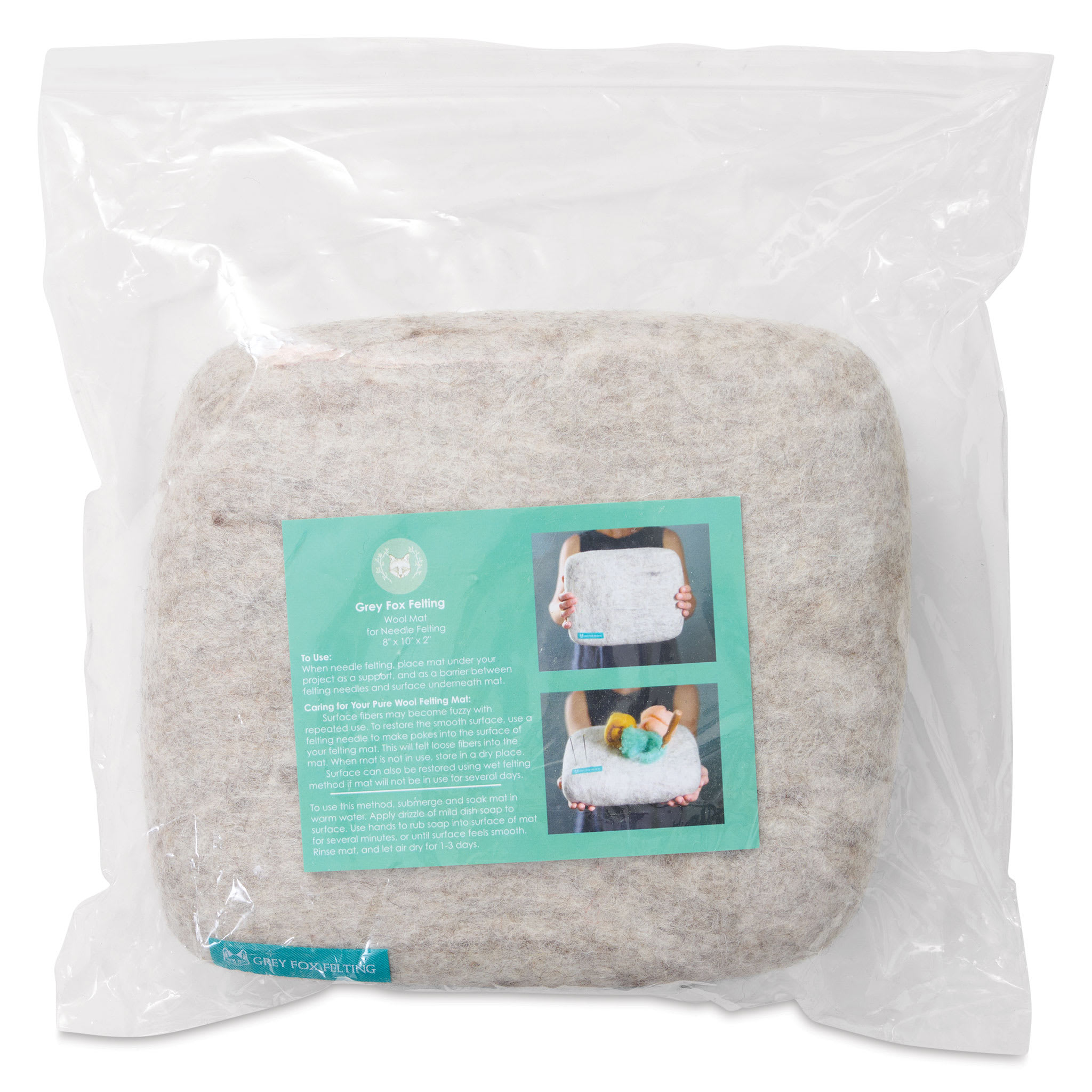 Grey Fox Felting Wool Needle Felting Mat