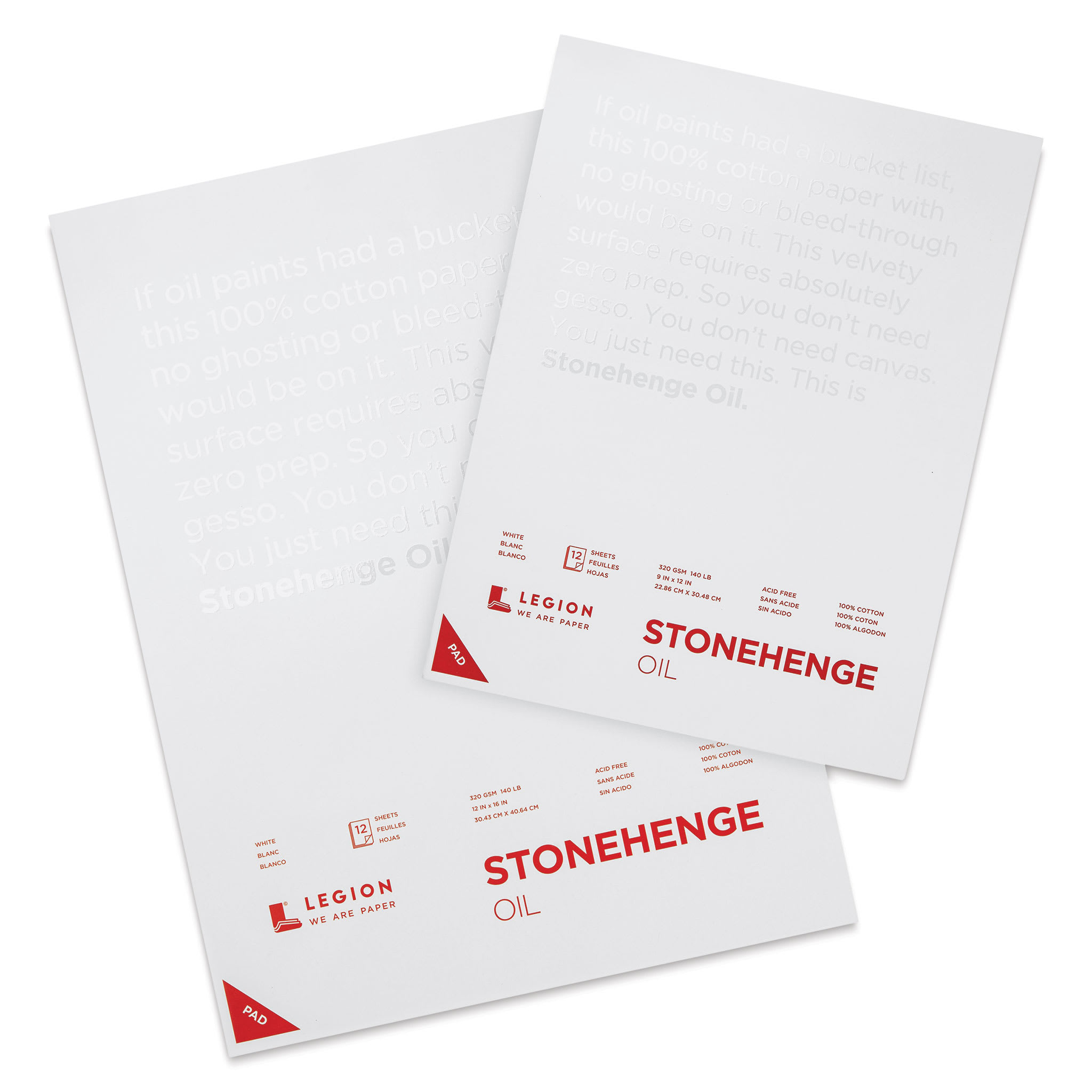 Legion Stonehenge Oil Paper Pads