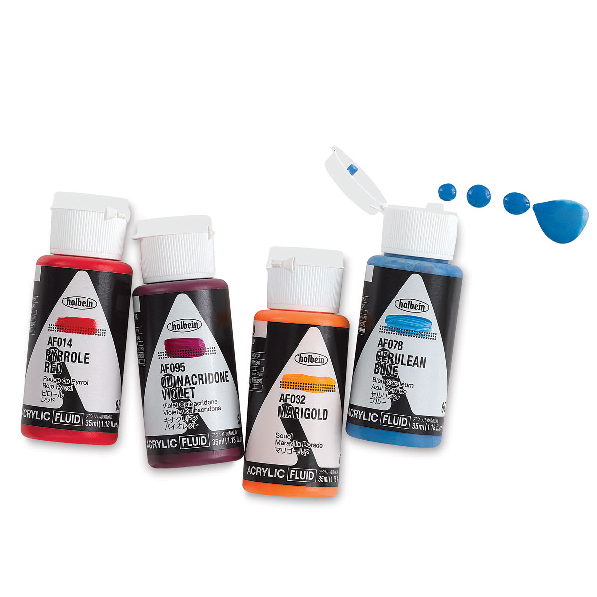 Holbein Fluid Acrylic Paints and Sets