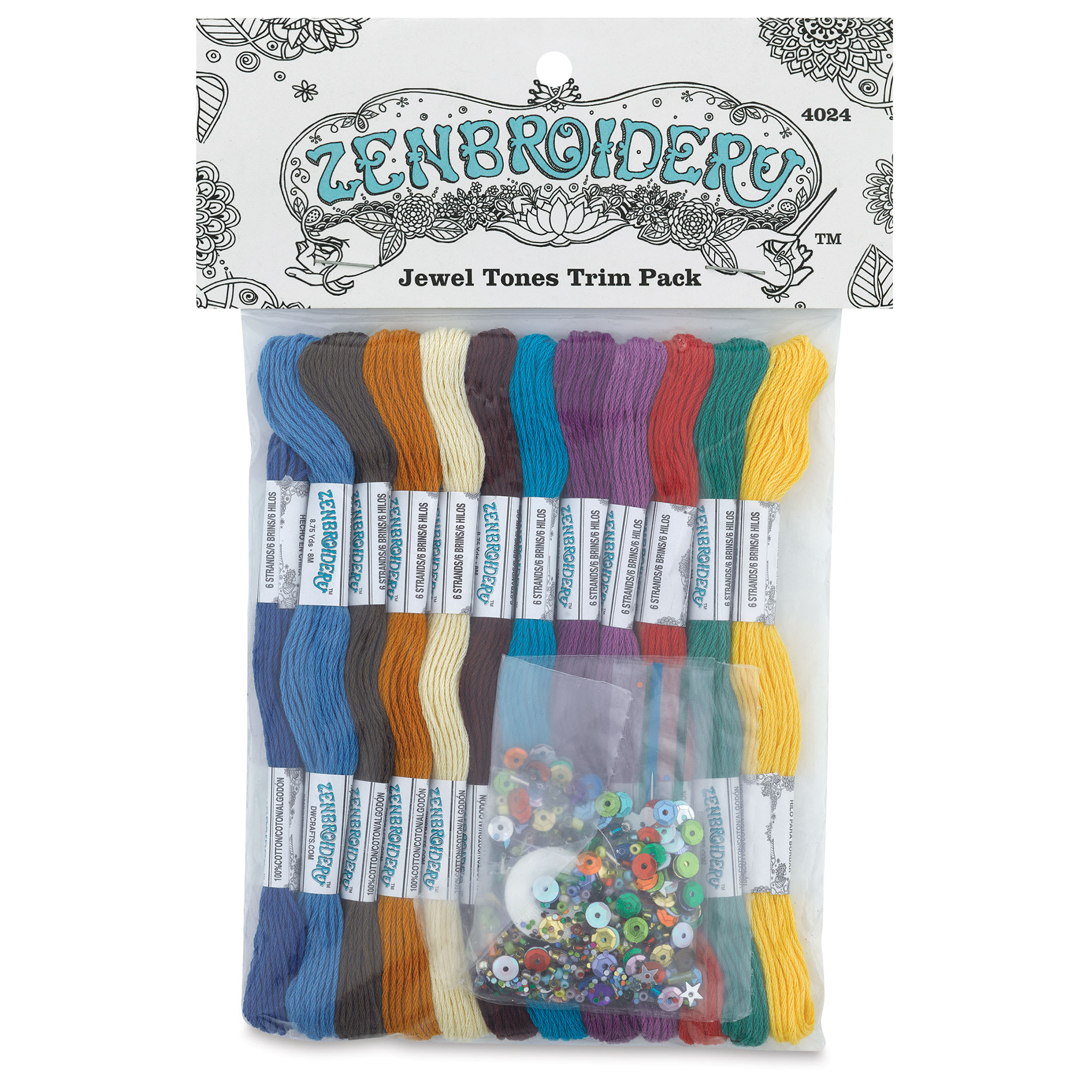 Design Works Zenbroidery Floss Trim Packs