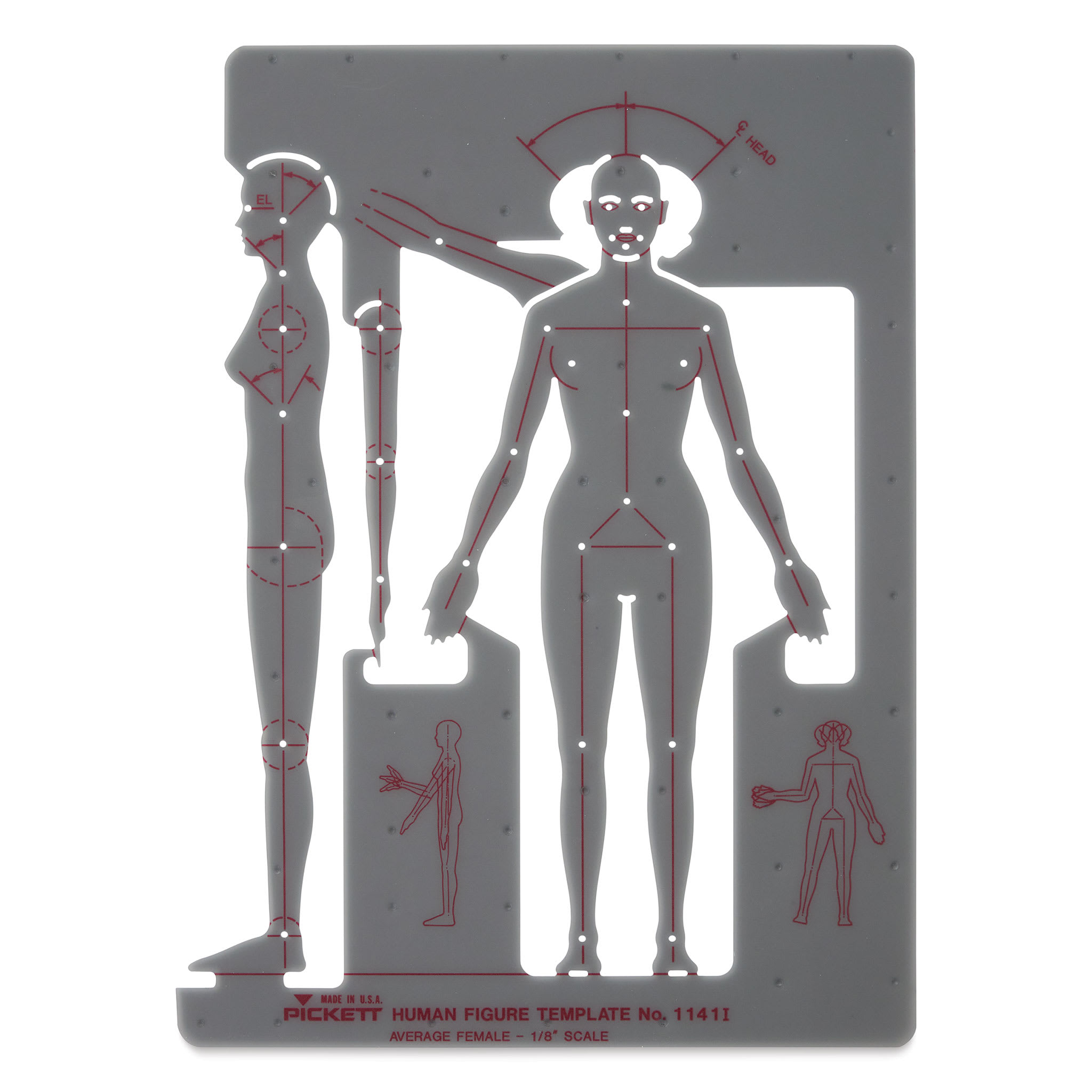 Chartpak Pickett Human Figure Templates