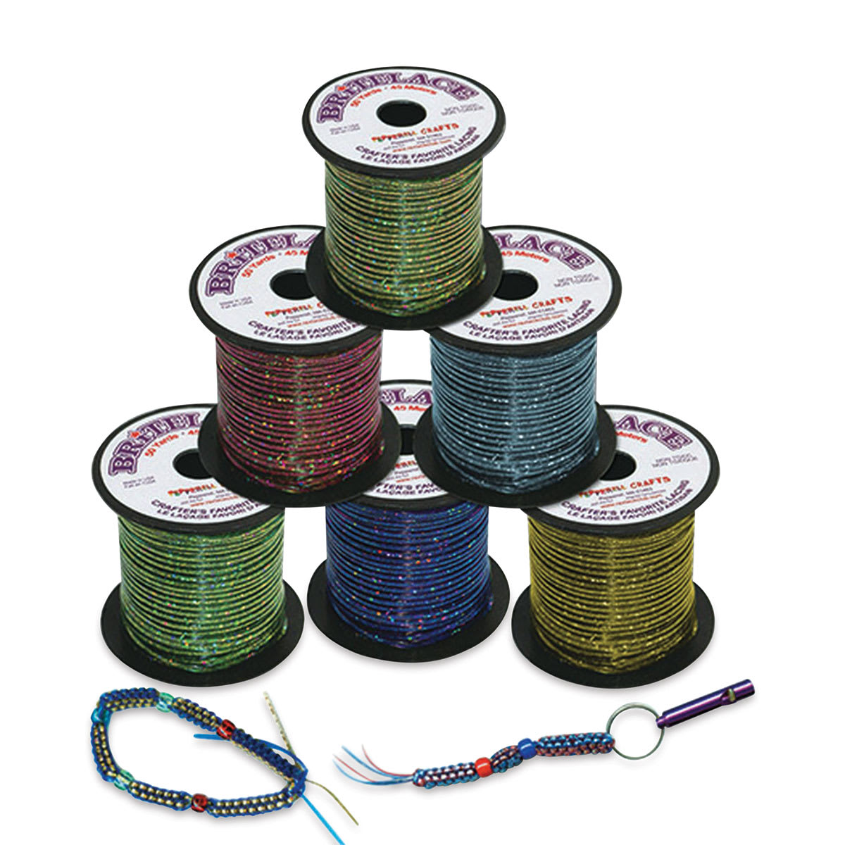 Pepperell Rexlace Britelace Holographic Plastic Lacing