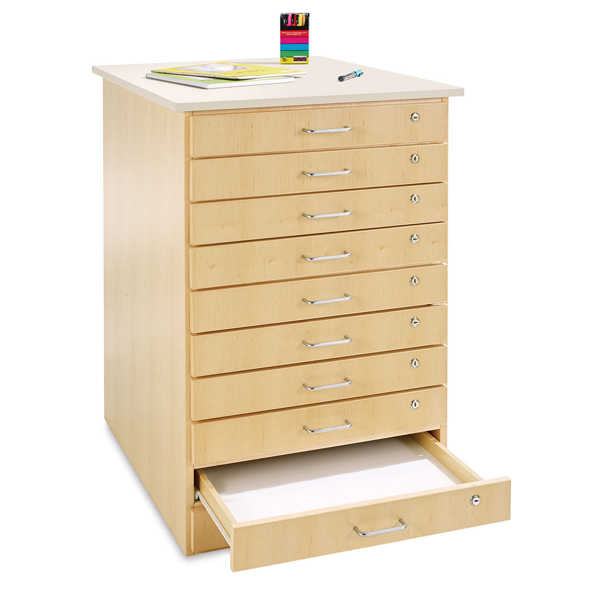 Diversified Spaces Taboret and Casters