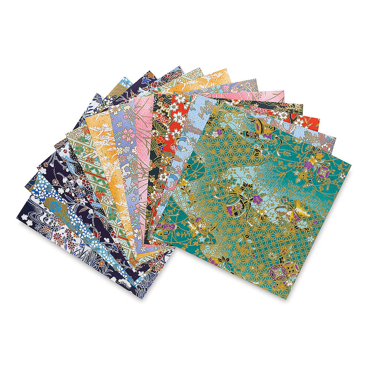 Yasutomo Yuzen Origami Papers - 5-7/8