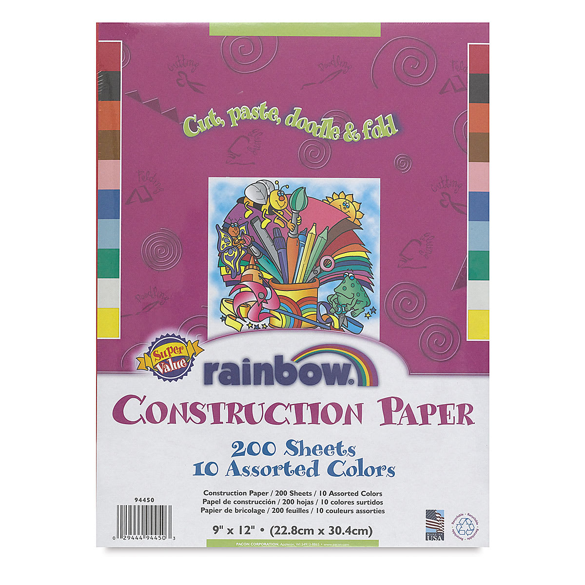 Pacon Rainbow Construction Paper