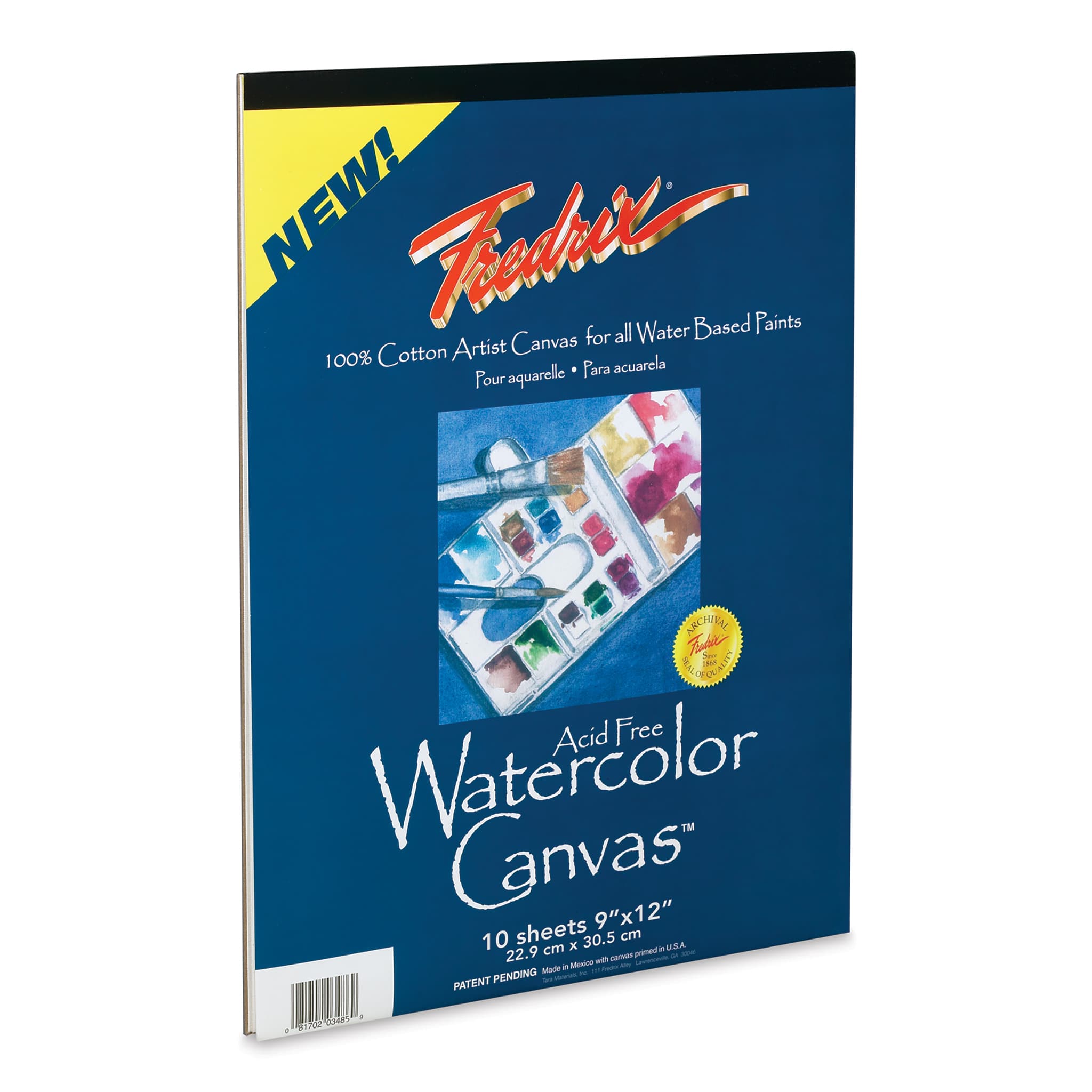 Fredrix Archival Watercolor Canvas Pads