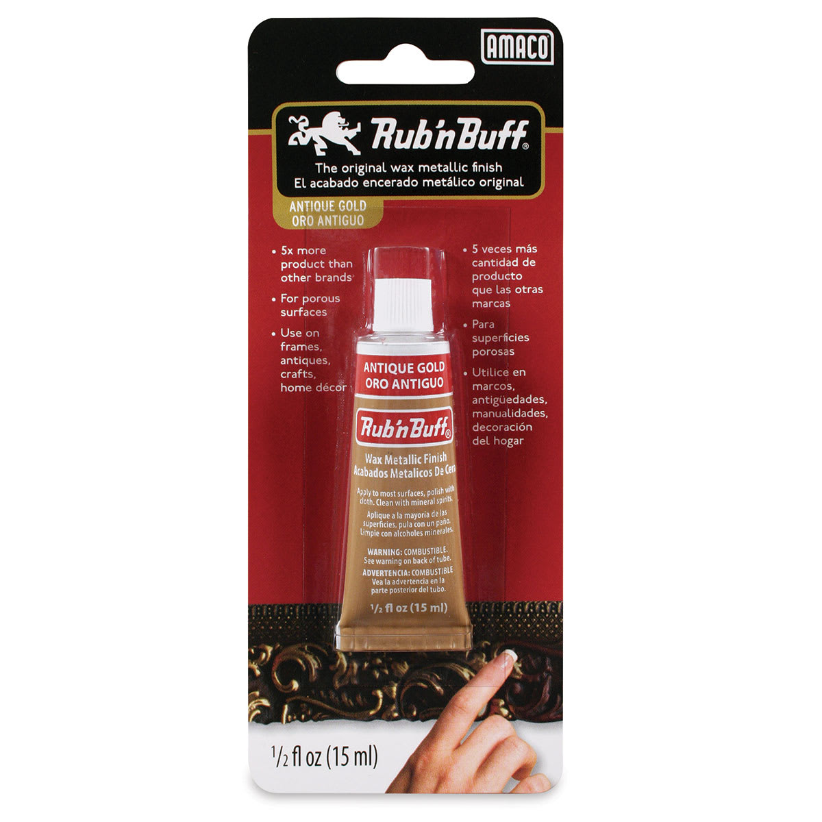 Amaco Rub 'n Buff Metallic Finishes