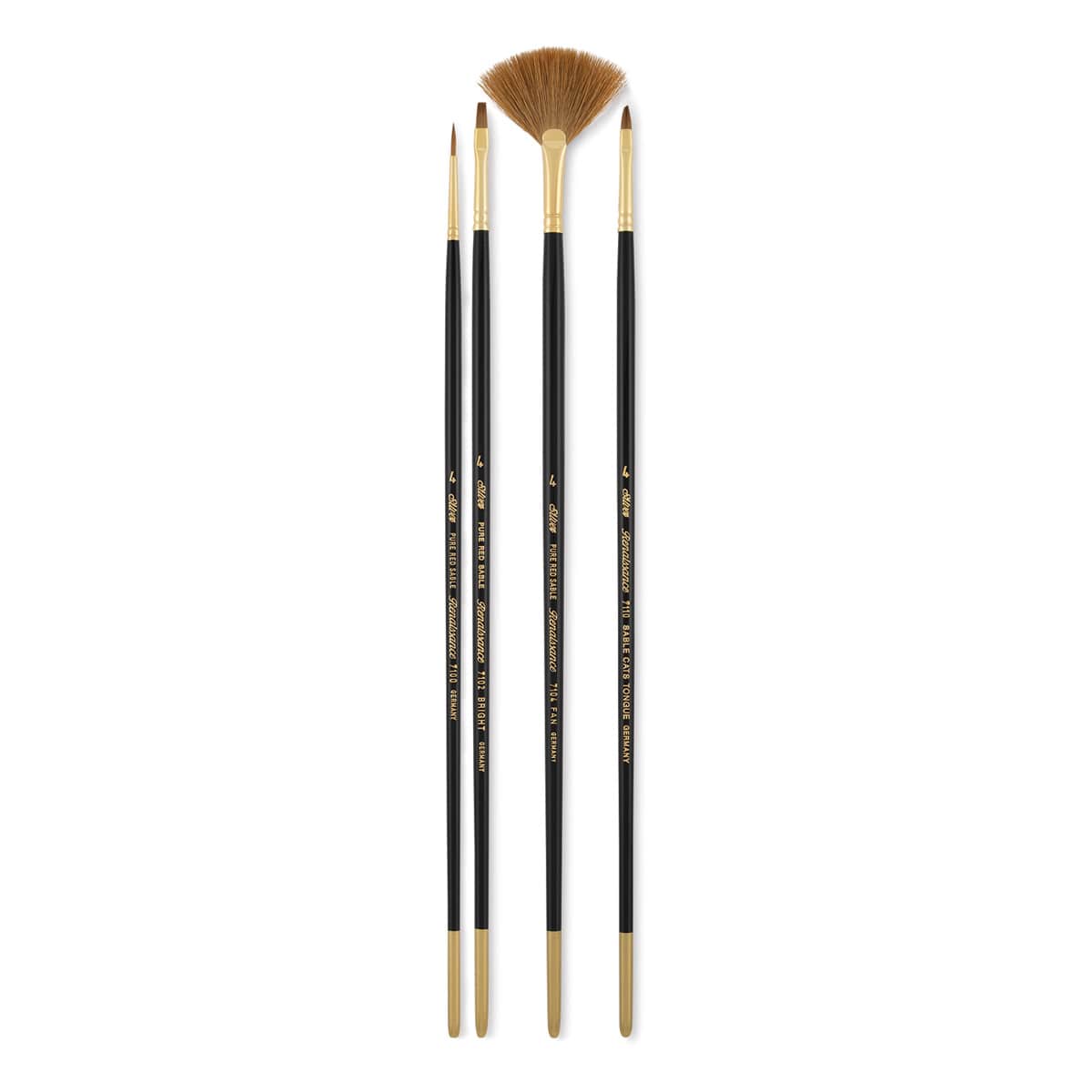 Silver Brush Renaissance Red Sable Brushes and Set