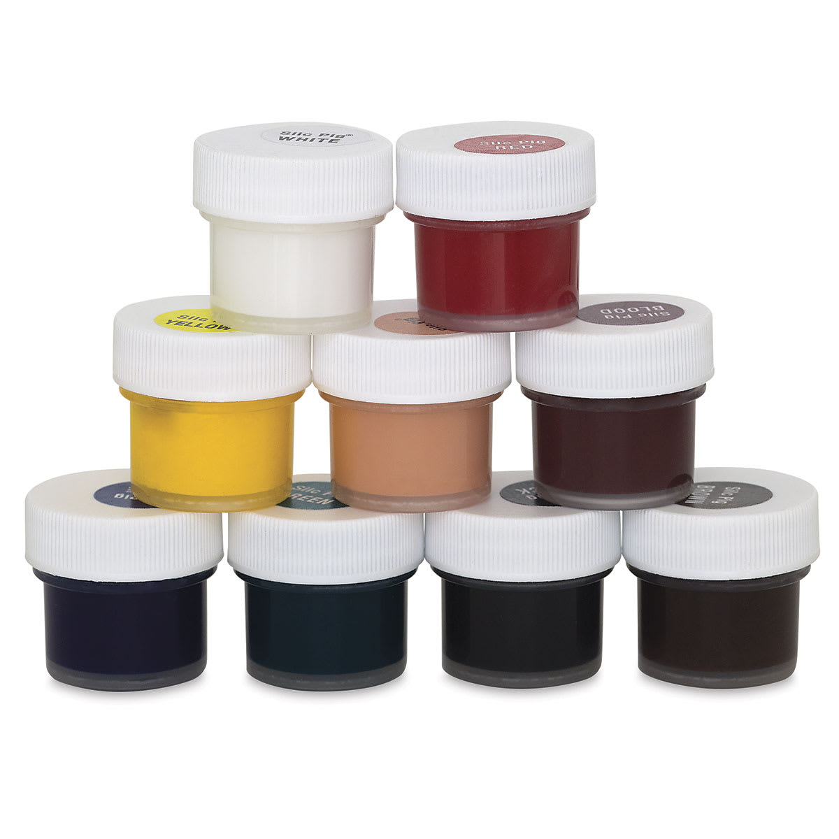 Smooth-On Silc Pig™ Pigmenti Colorati Per Silicone – Confezione Da 9 Campioncini, Per Gomme Siliconiche