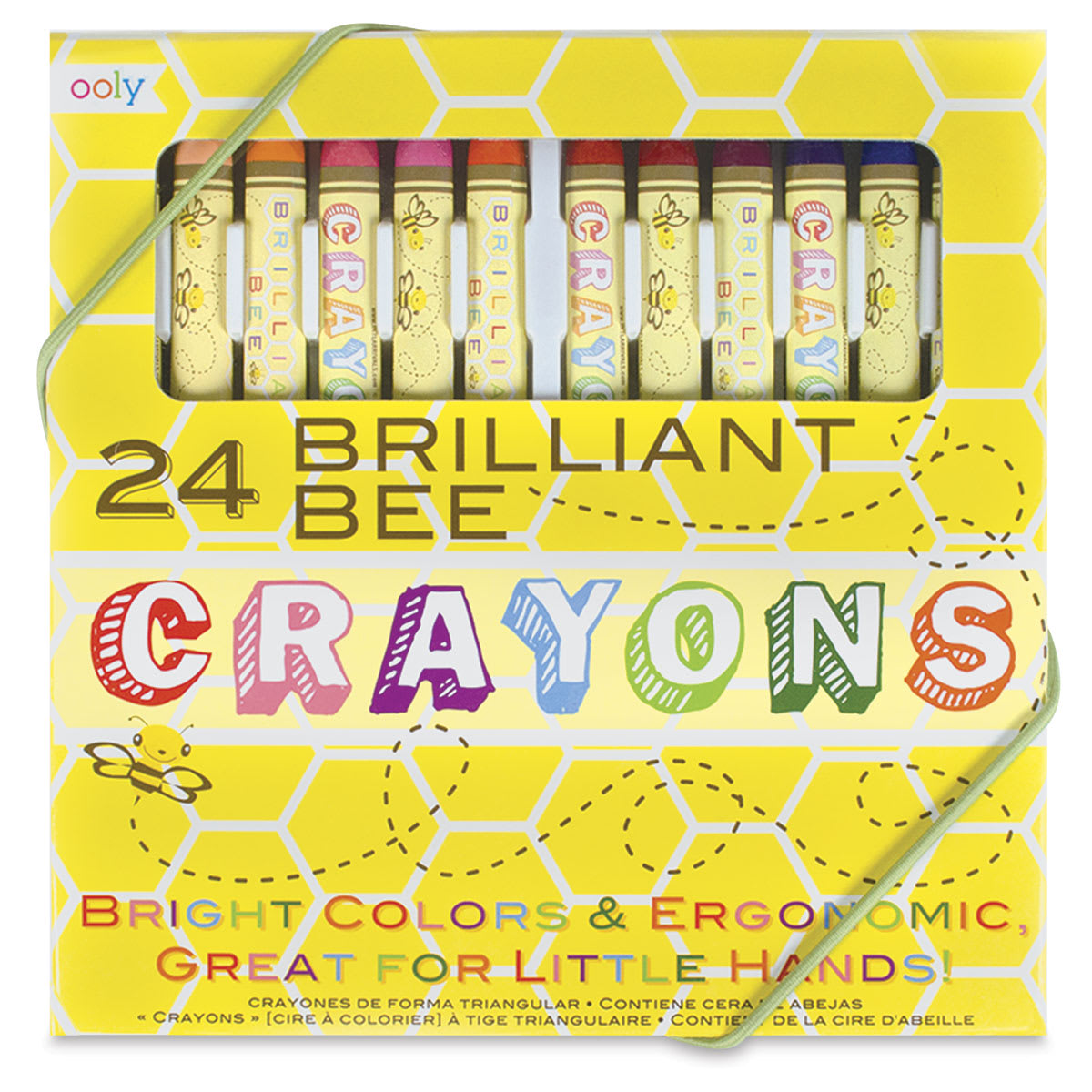 Ooly Brilliant Bee Crayon Set