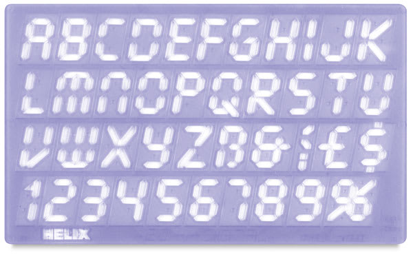 Helix Lettering Guide Set