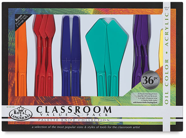 Royal & Langnickel Palette Knife Classroom Value Pack
