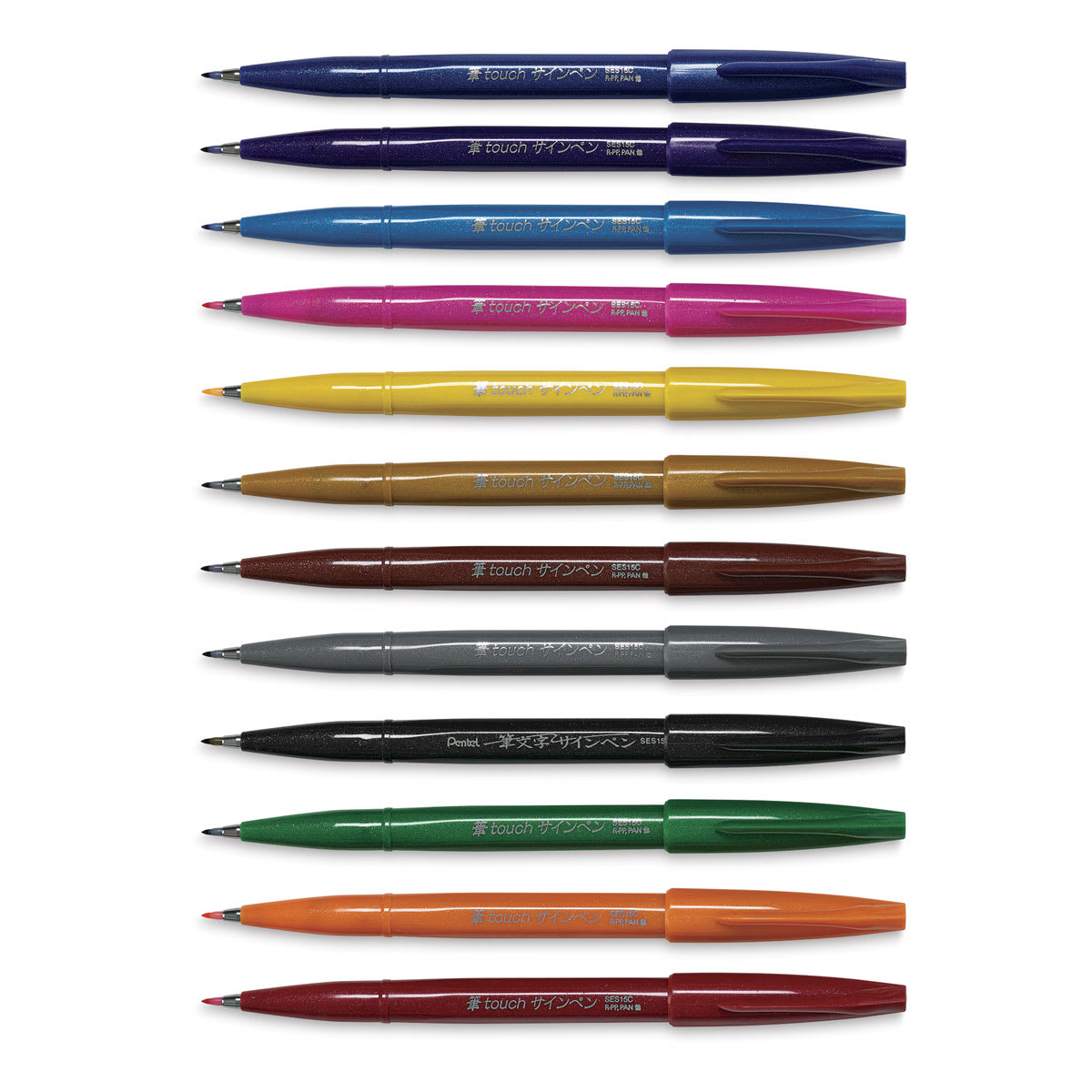 Pentel Arts Brush Tip Sign Pens and Sets | BLICK Art Materials