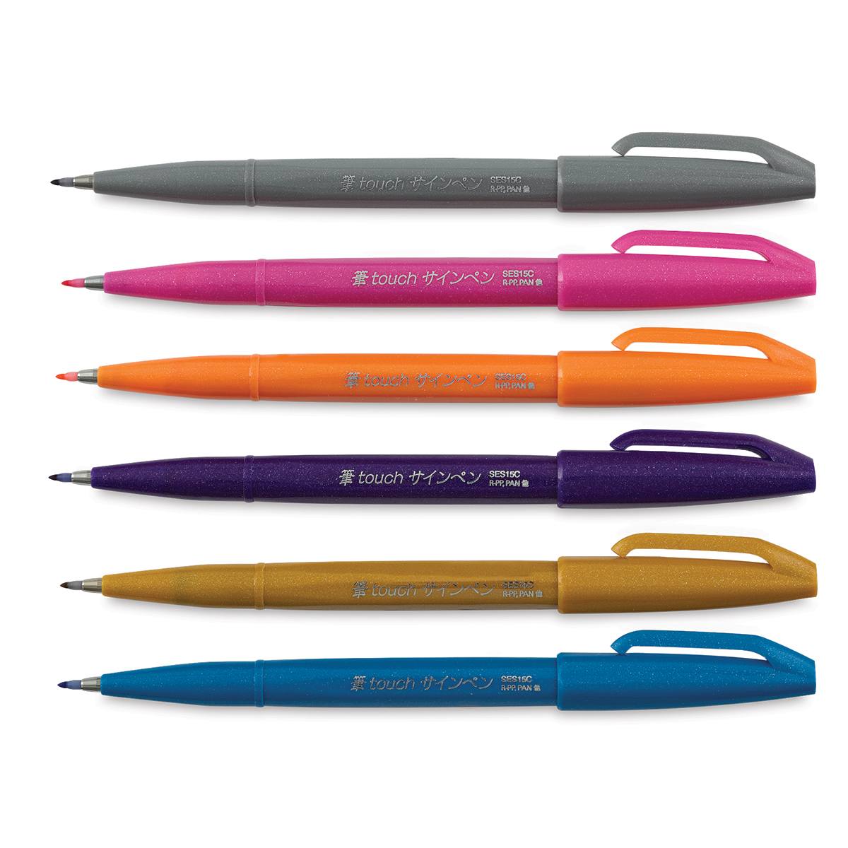 Pentel Arts Brush Tip Sign Pens and Sets