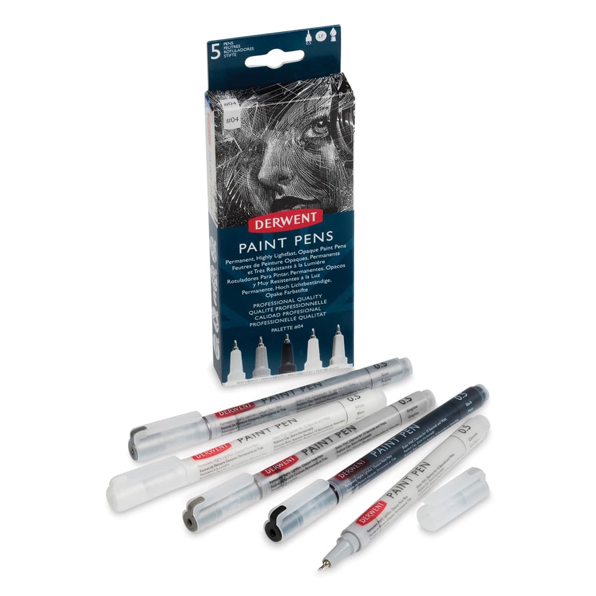 Derwent Graphik Line Painters Set 4, Pkg of 5| Utrecht Art Supplies