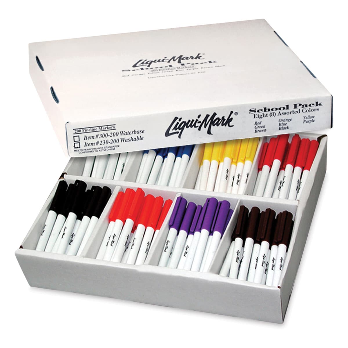 Liqui-Mark School Pack Markers