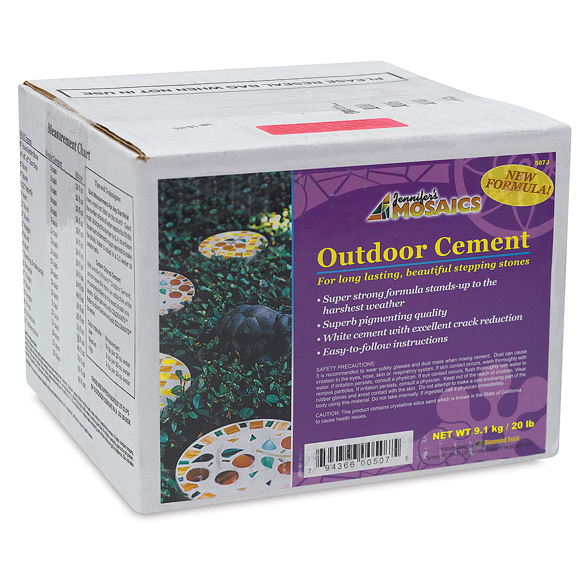 Jennifer's Mosaics Outdoor Stone Cement