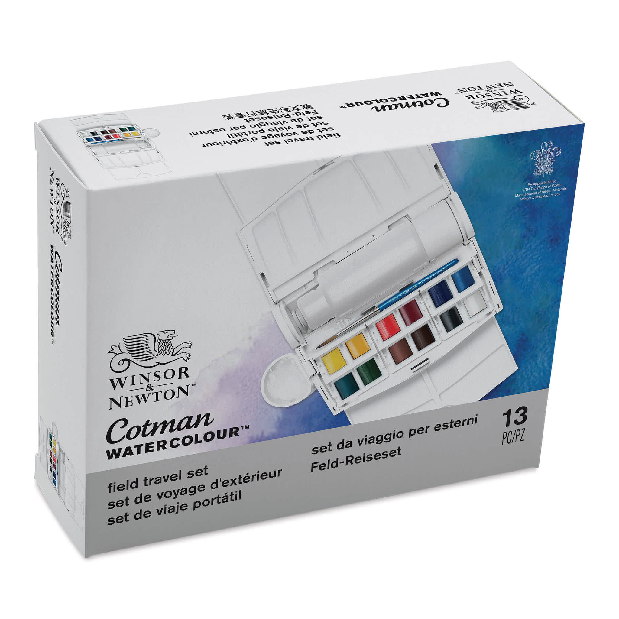 Confezione acquerelli Winsor & Newton Cotman 12 colori - Colorificio Manzoni
