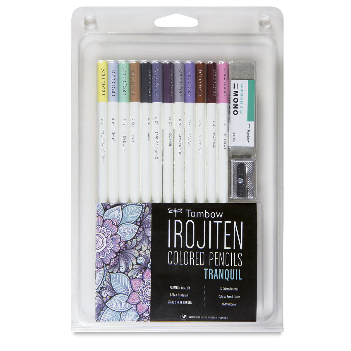 Irojiten Color Pencil Set - Tranquil Colors, Set of 12 Irojiten Color Pencil Set - Tranquil Colors, Set of 12