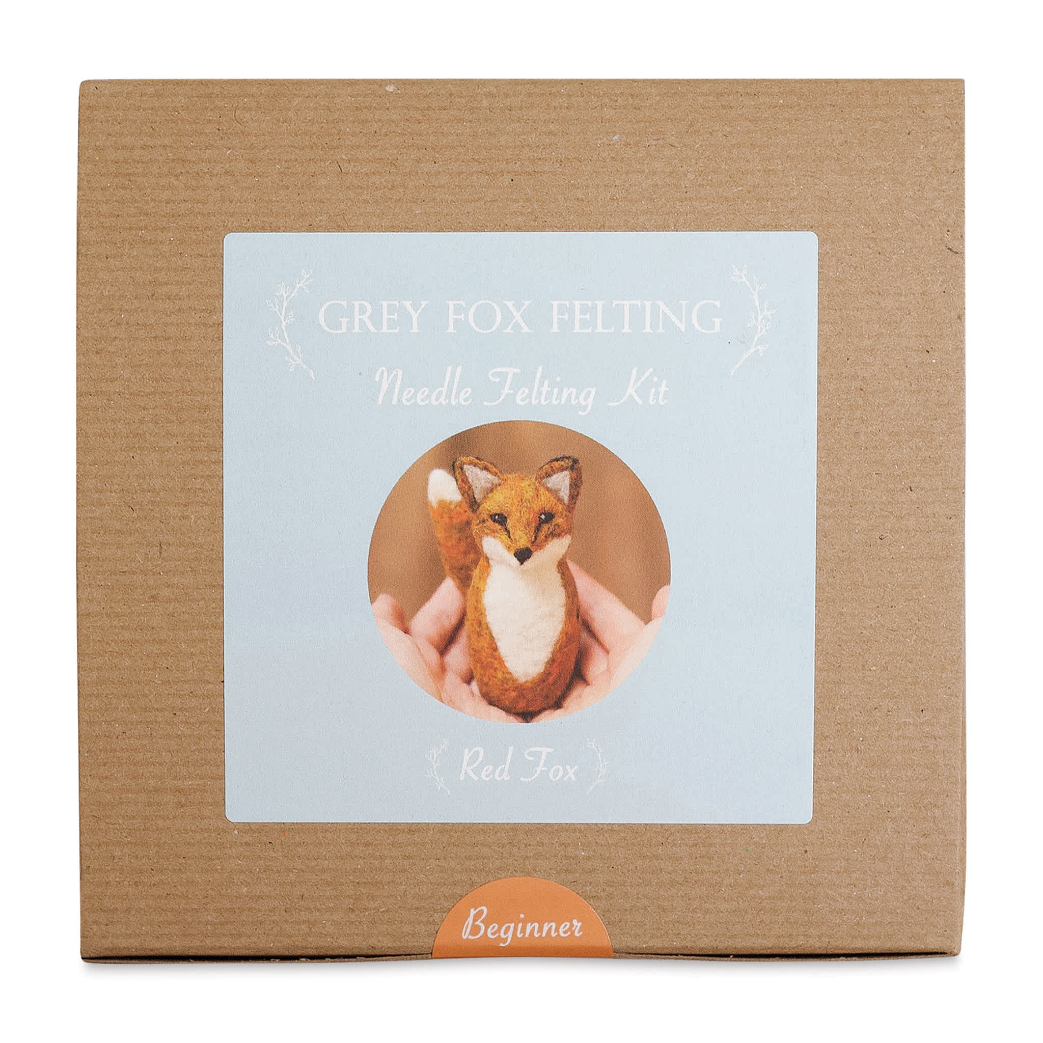 Grey Fox Felting Needle Felting Project Kits