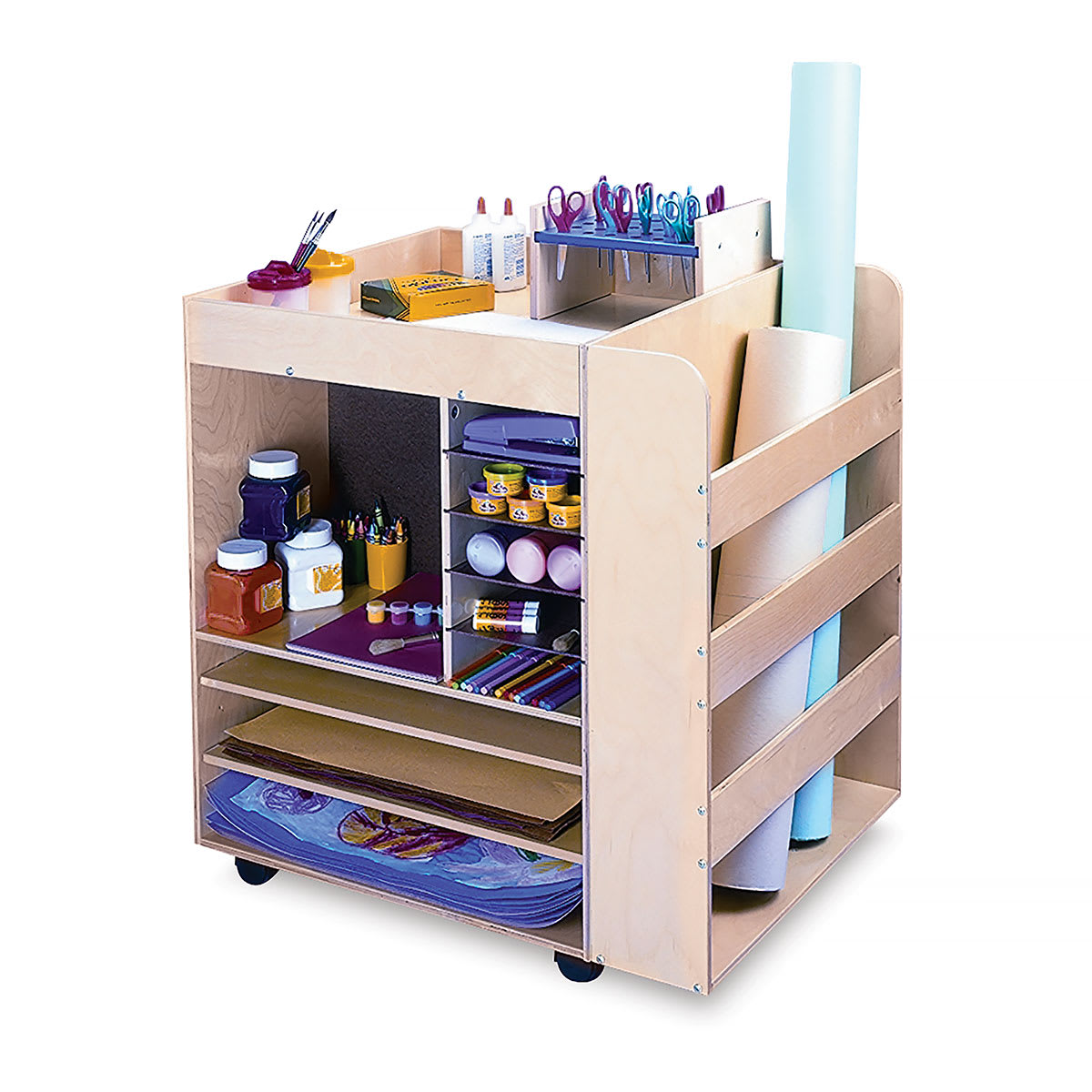 Whitney Brothers Rolling Art Cart