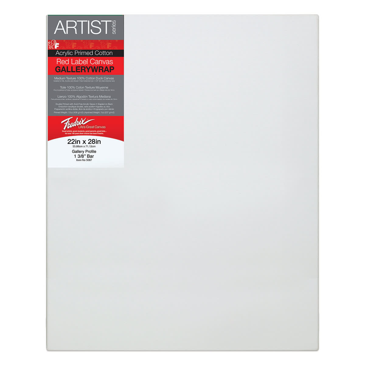 Fredrix Red Label Gallerywrap Cotton Canvas Fredrix Red Label Gallerywrap Cotton Canvas