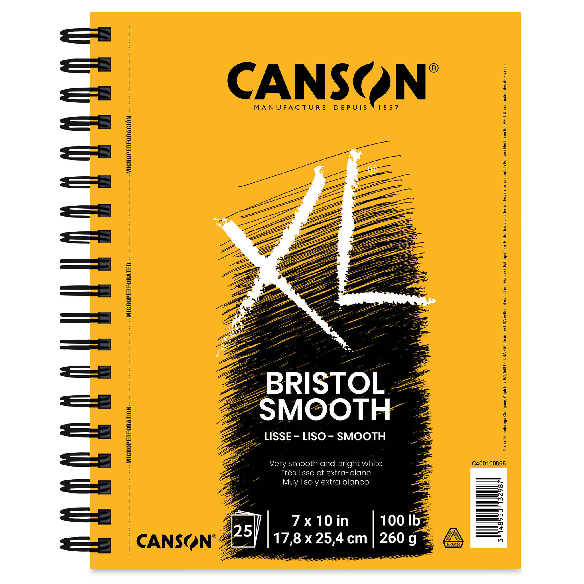 Canson XL Wirebound Bristol Pads