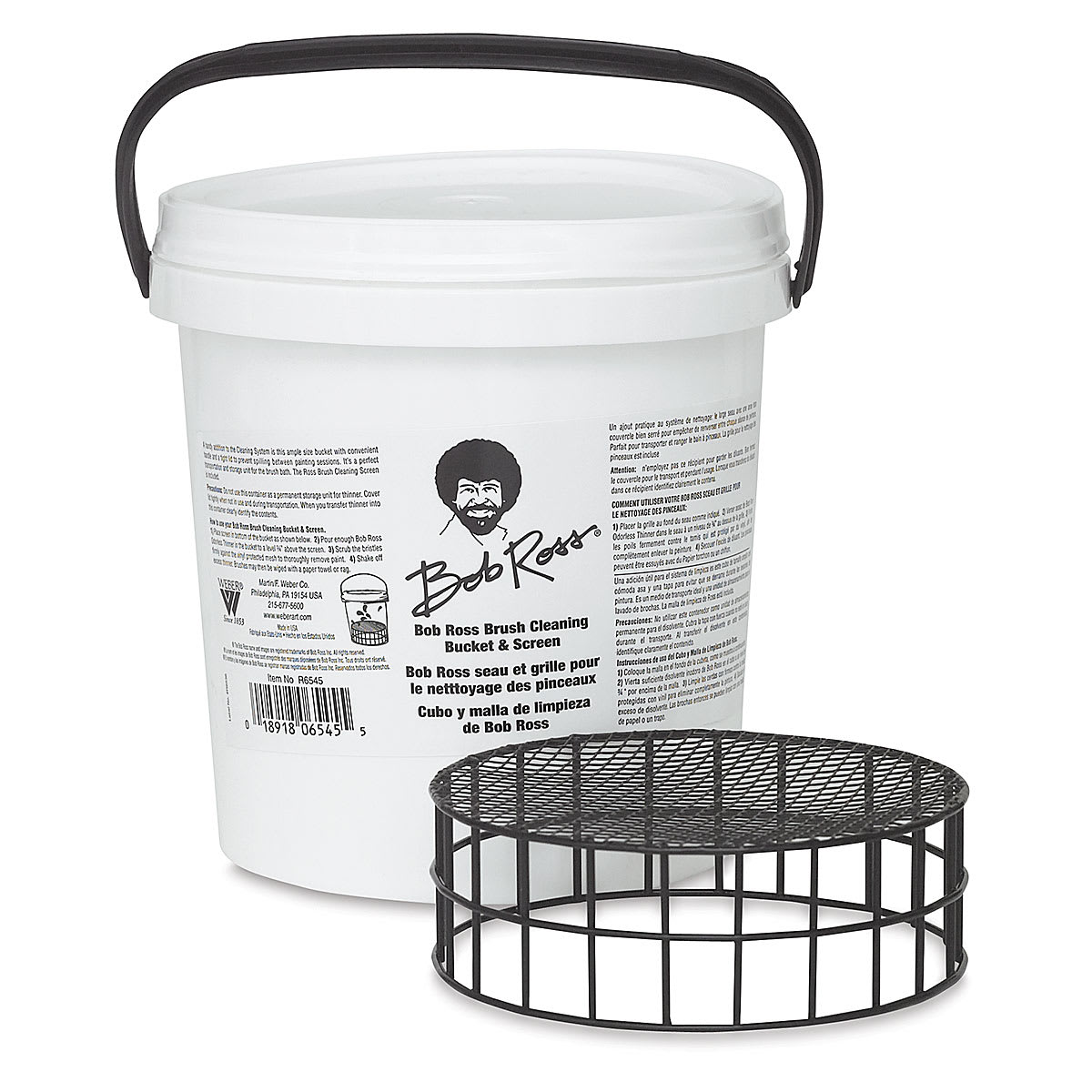 Bob Ross Brush Cleaning Bucket and Screen